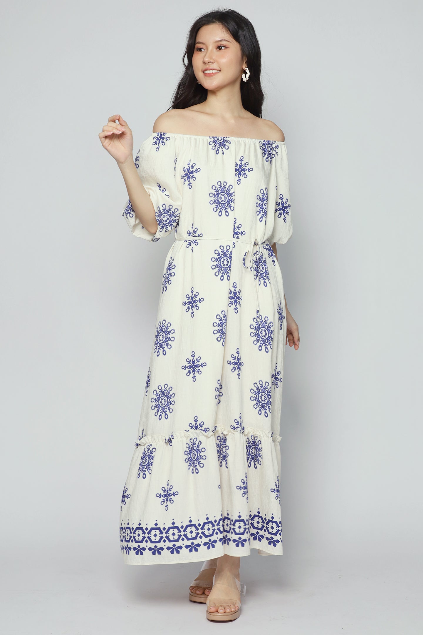 Wenya Dress in Blue