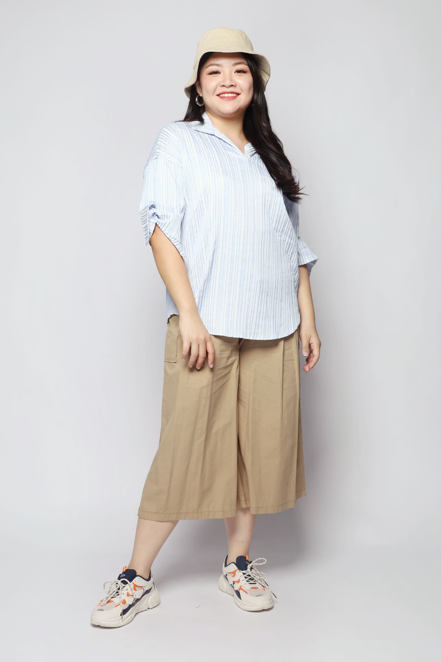 Wal Blue Stripes Top