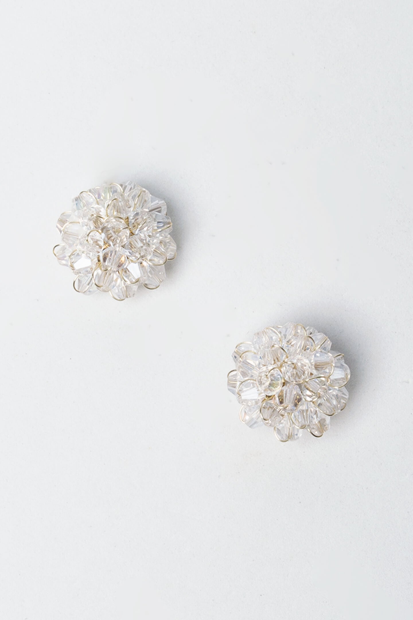 Crystal Flower Earrings