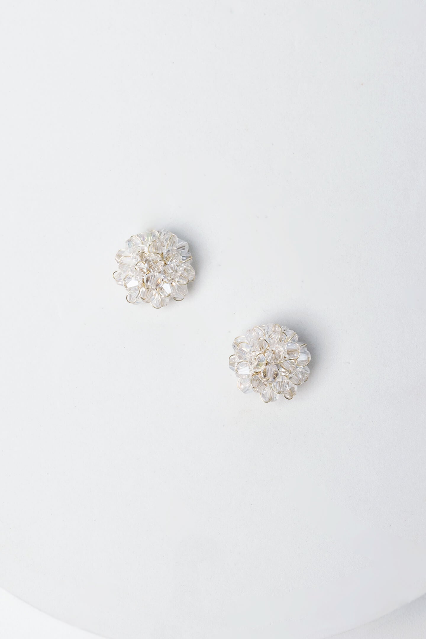 Crystal Flower Earrings