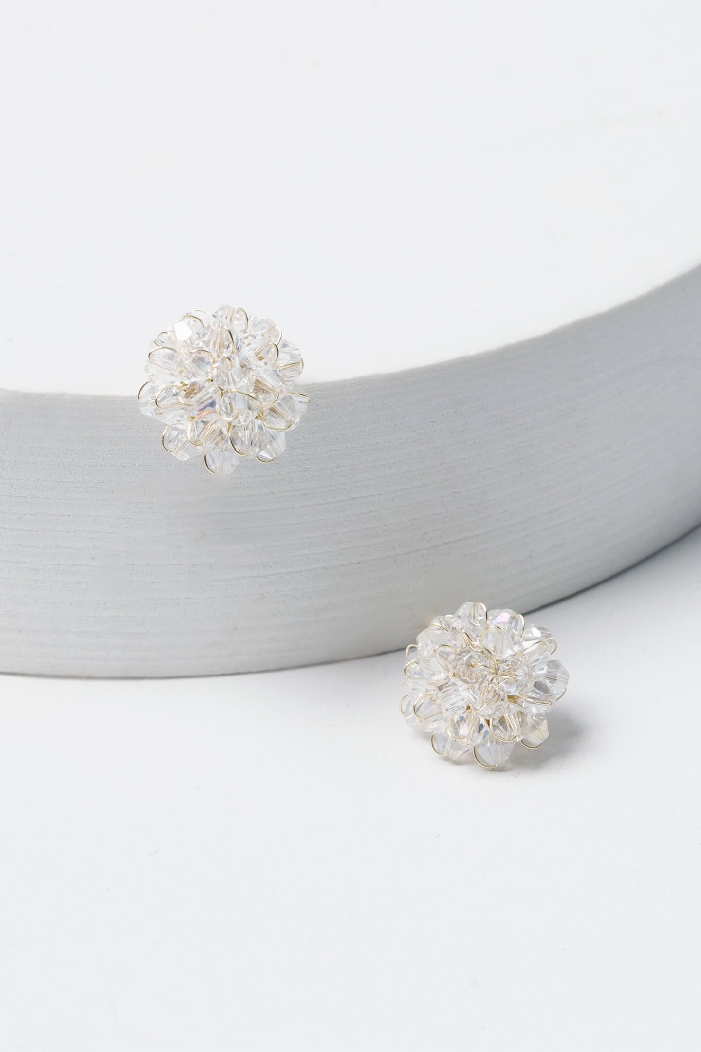 Crystal Flower Earrings