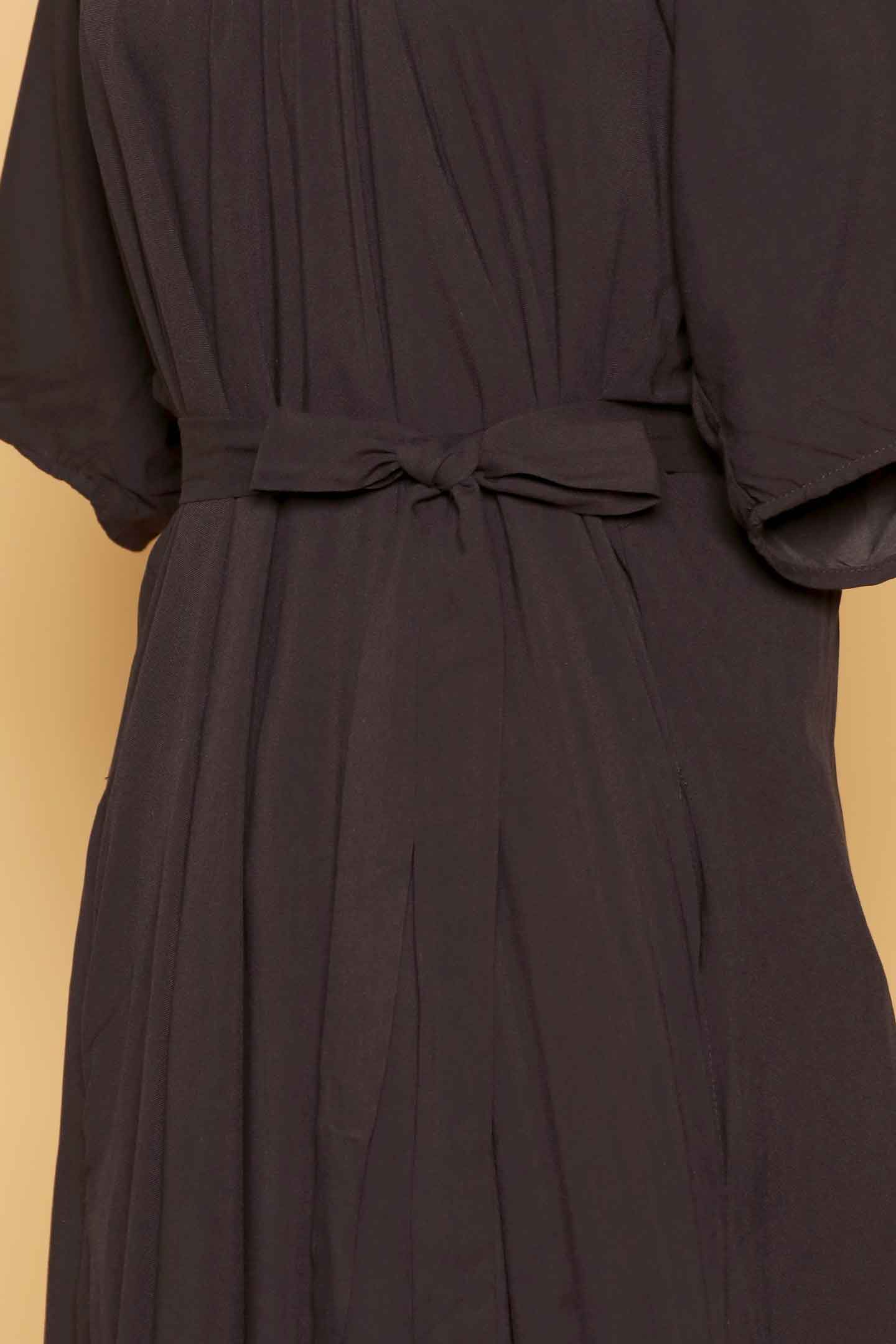 PO - Whitney V Dress in Black