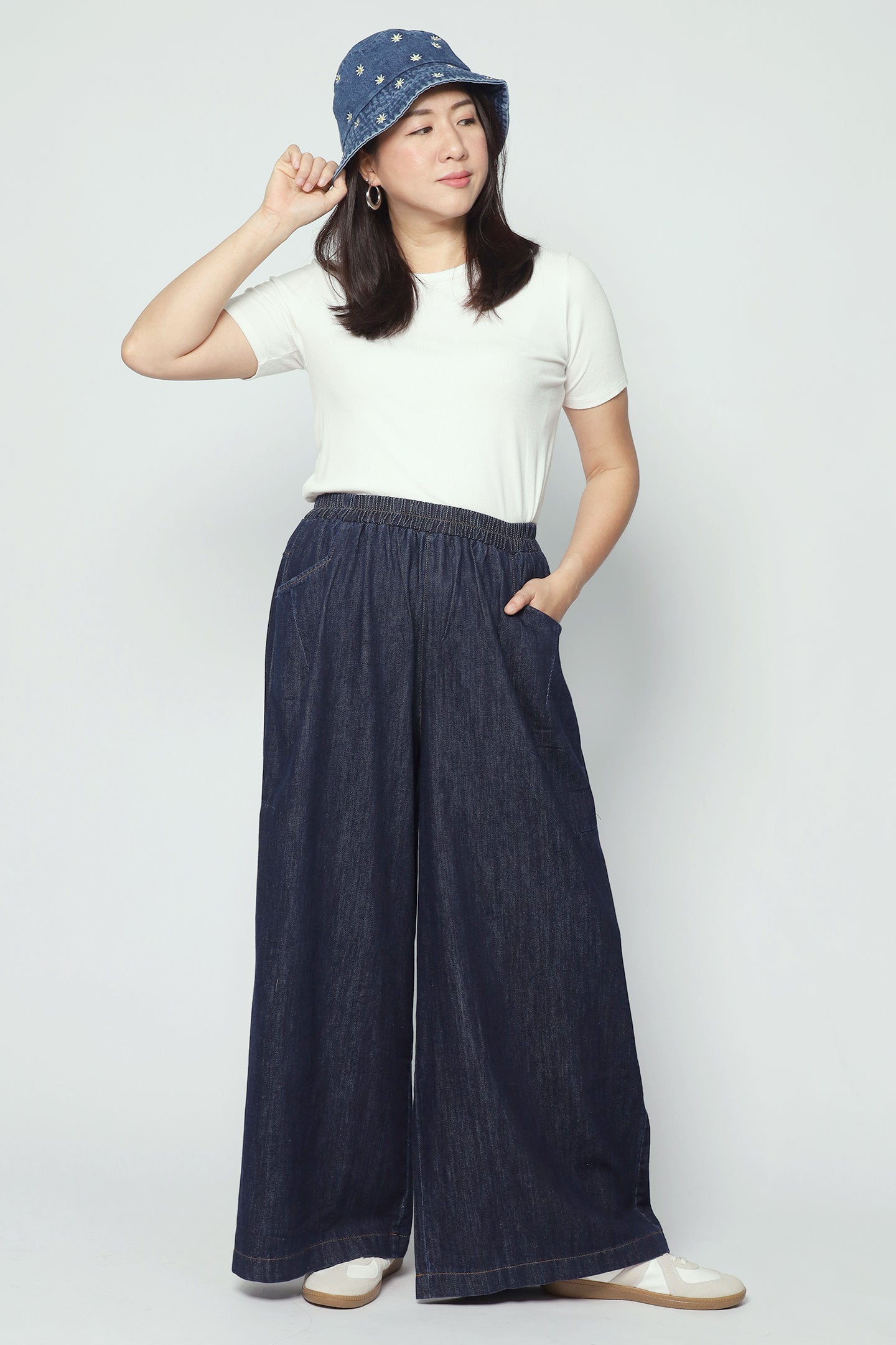 Backorders Xira Denim Wide Leg Pants