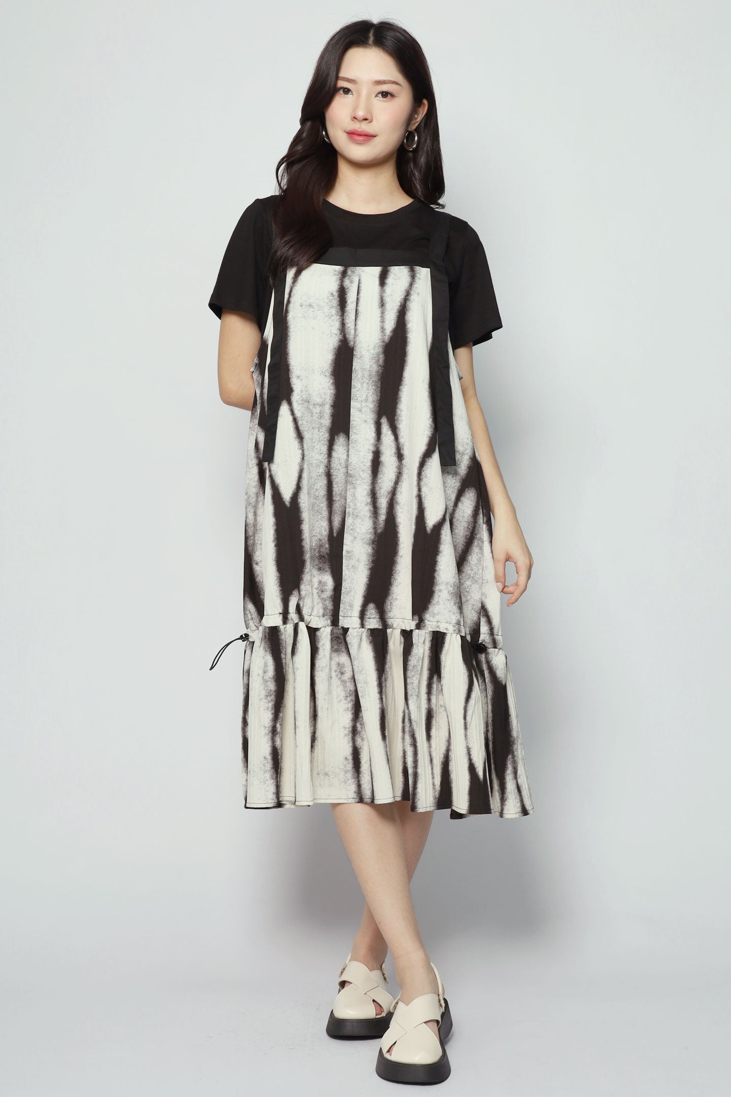 Xafa 2 in 1 Printed Dress Set