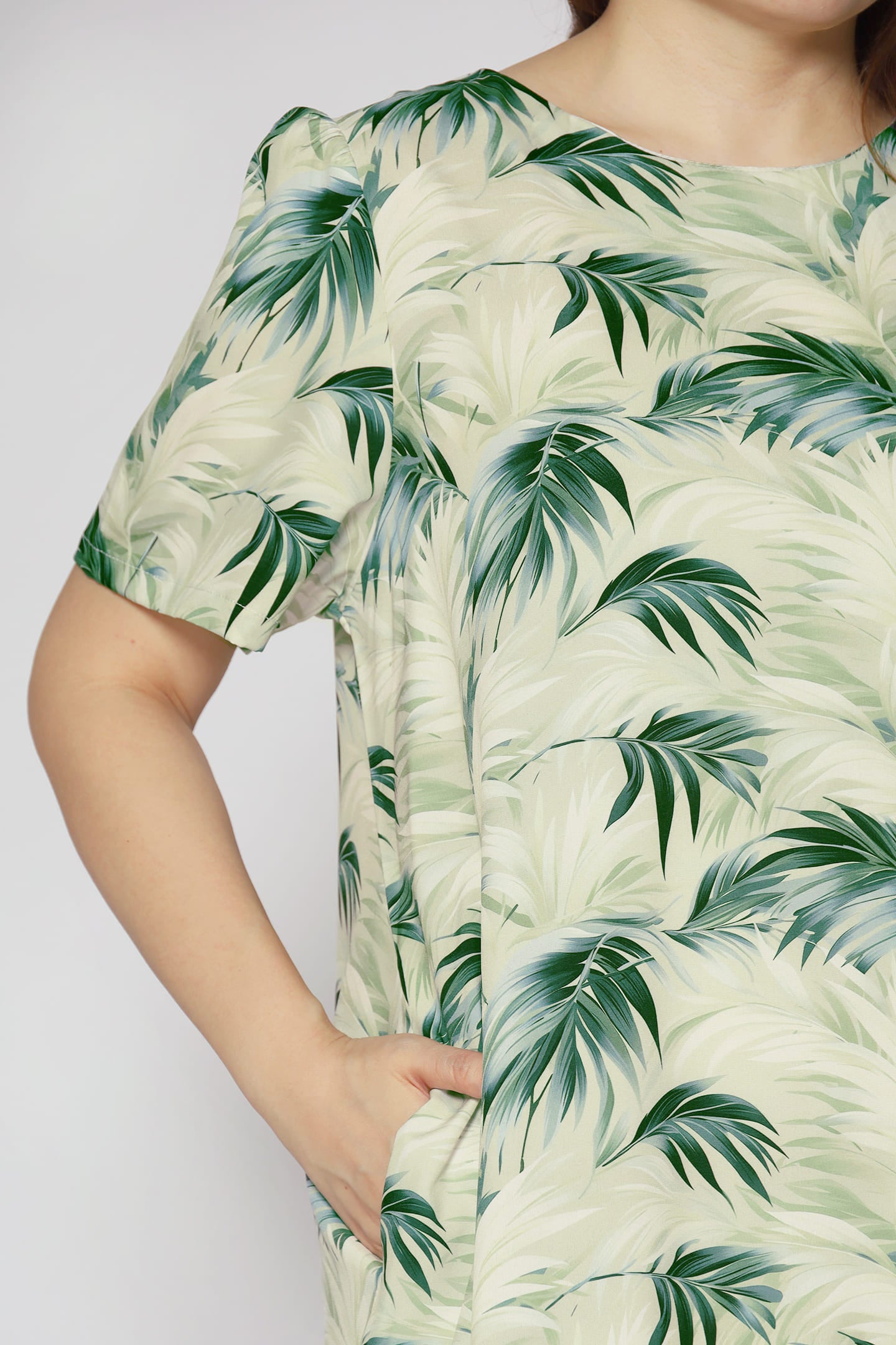 Xing Dress in Lush Ferns