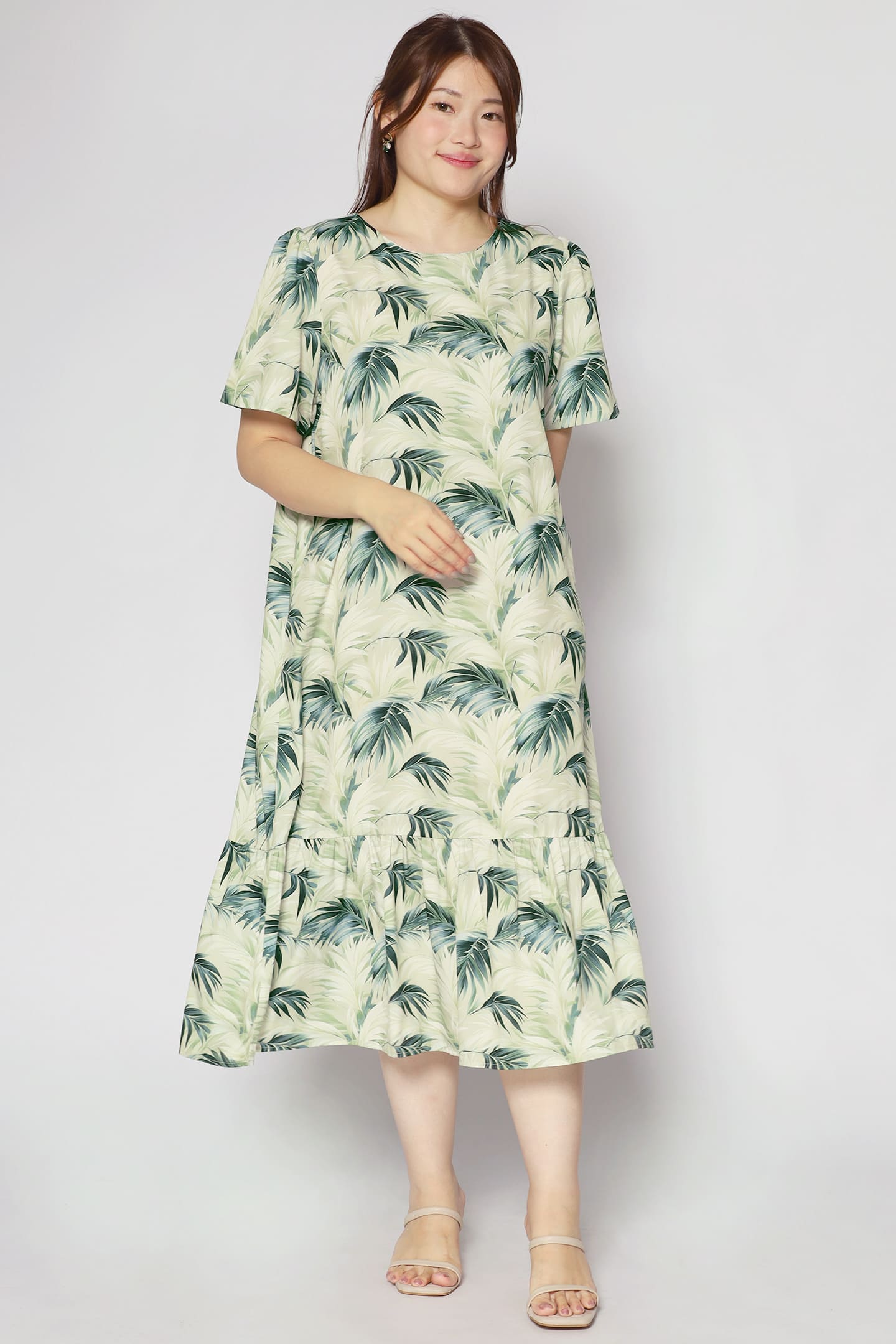 Xing Dress in Lush Ferns