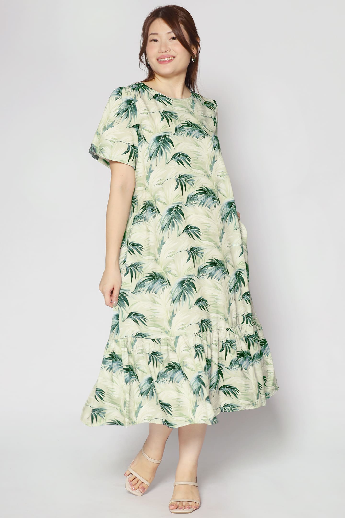 Xing Dress in Lush Ferns