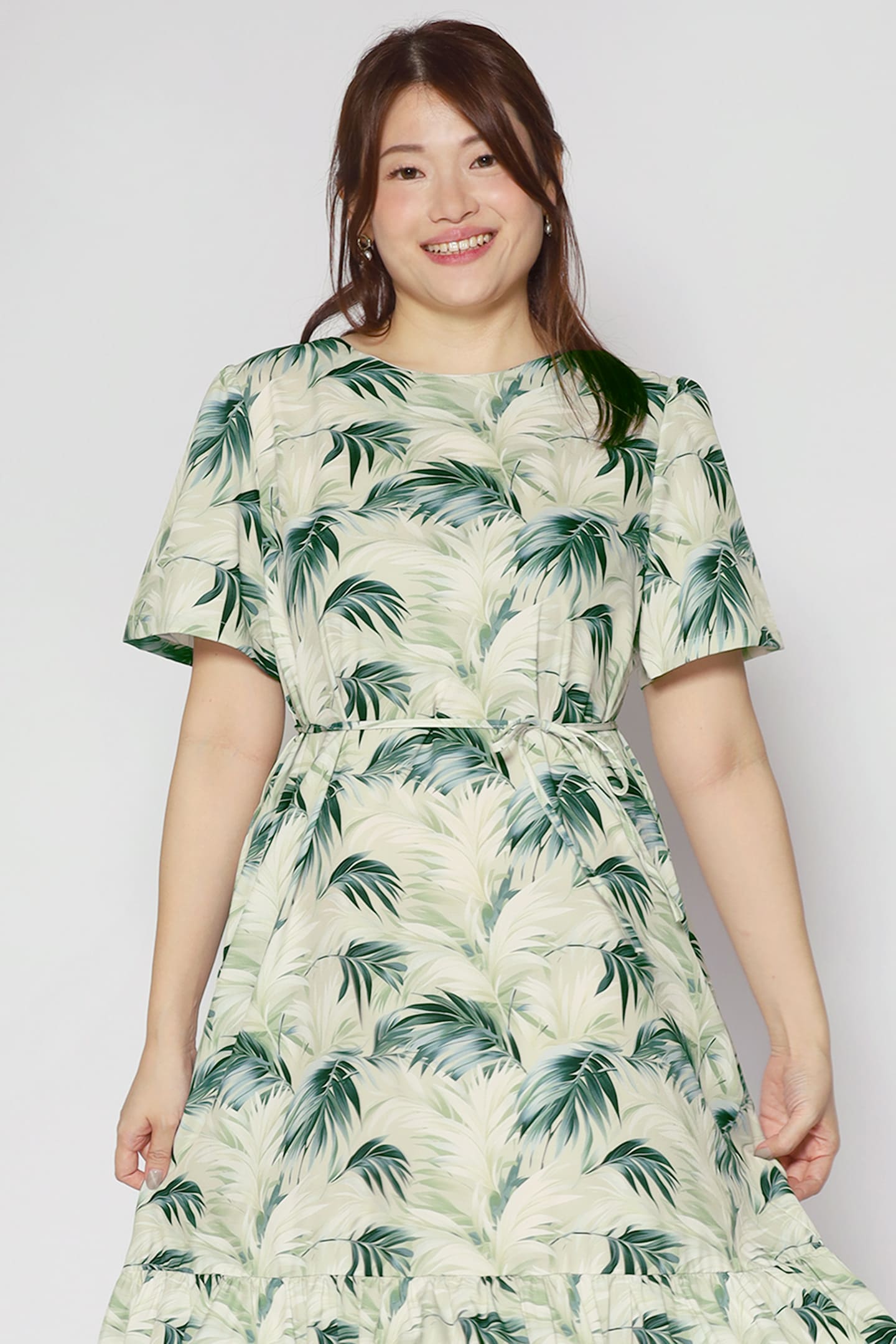 Xing Dress in Lush Ferns