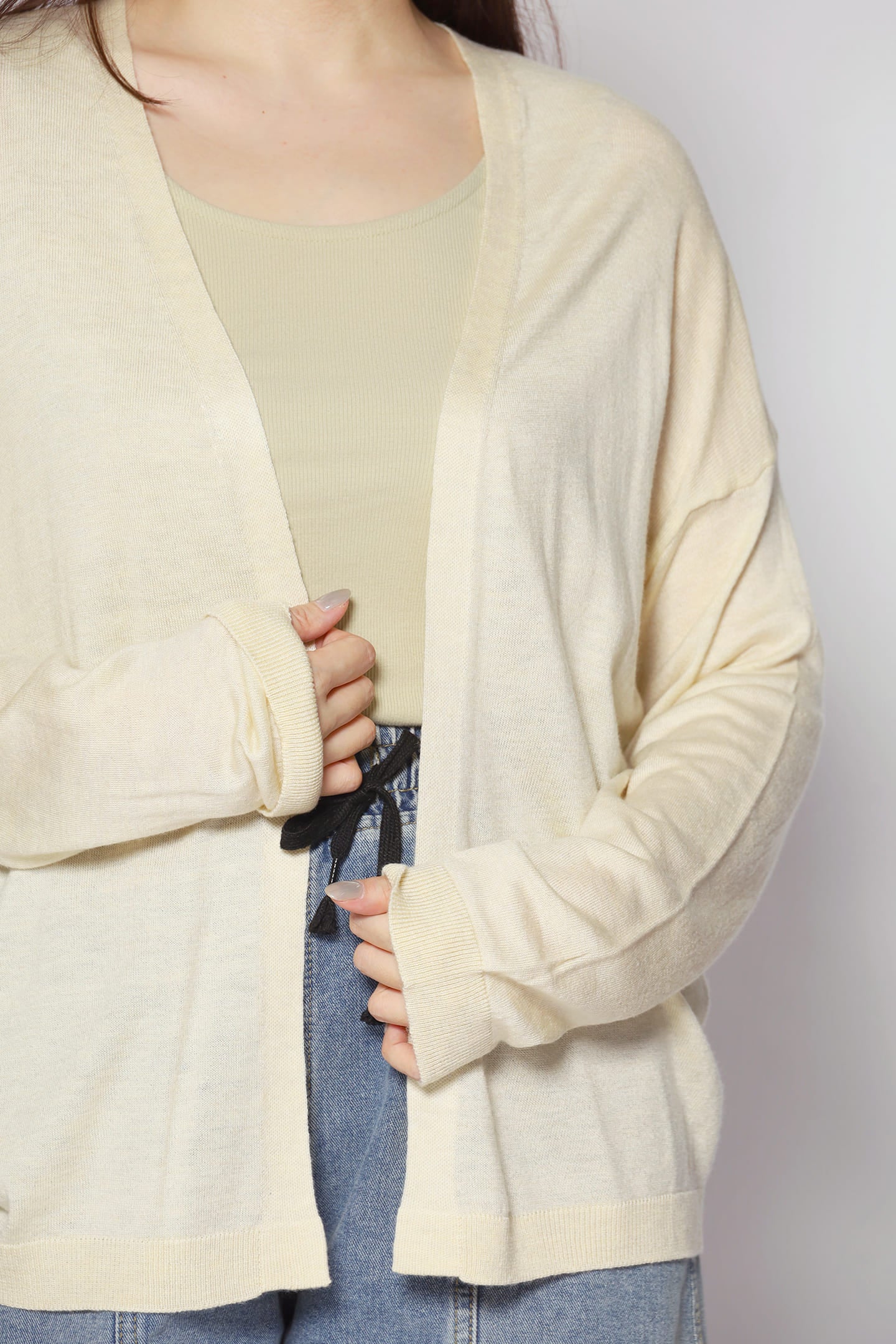 Yenti Cardigan in Cream