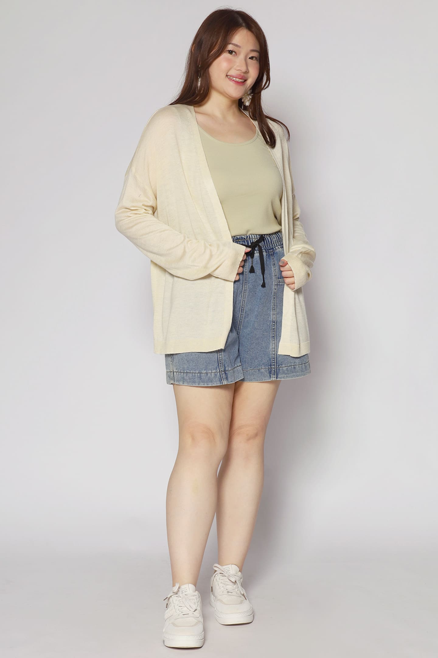 Yenti Cardigan in Cream