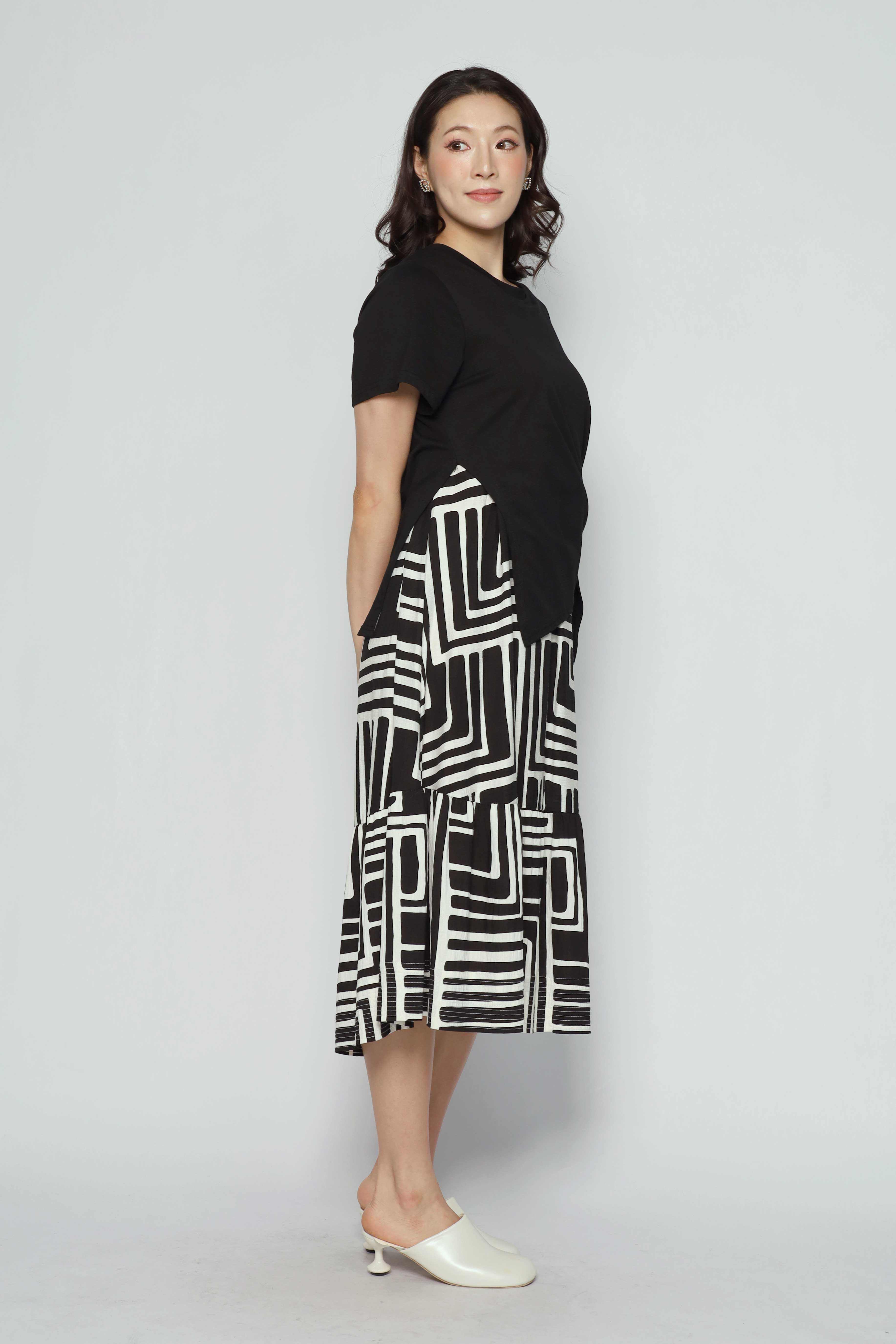 Zion Dress in Mono Palette