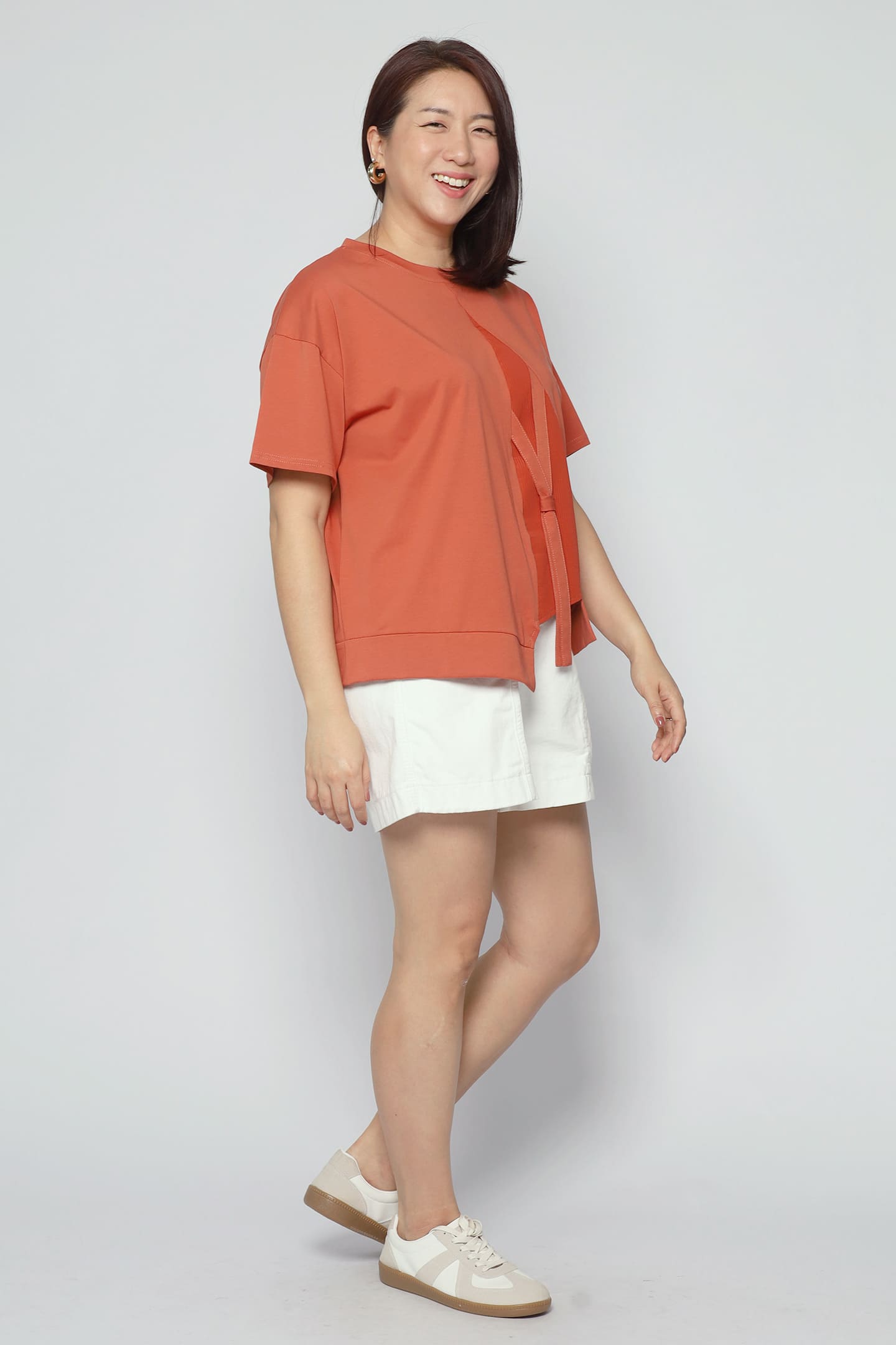 Backorders Easy by TE - Adrina Top in Orange