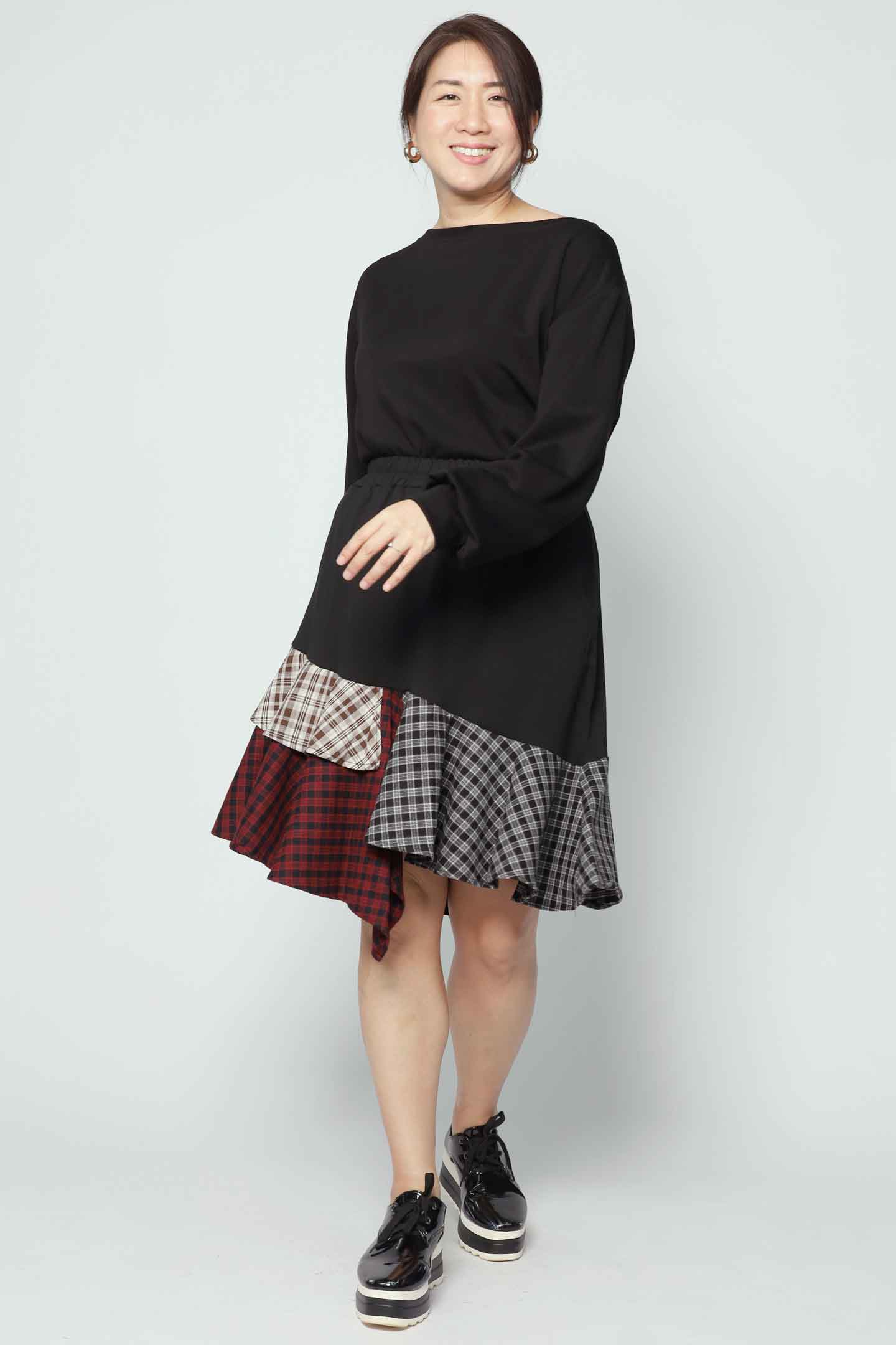 Aira Skirt in Checks