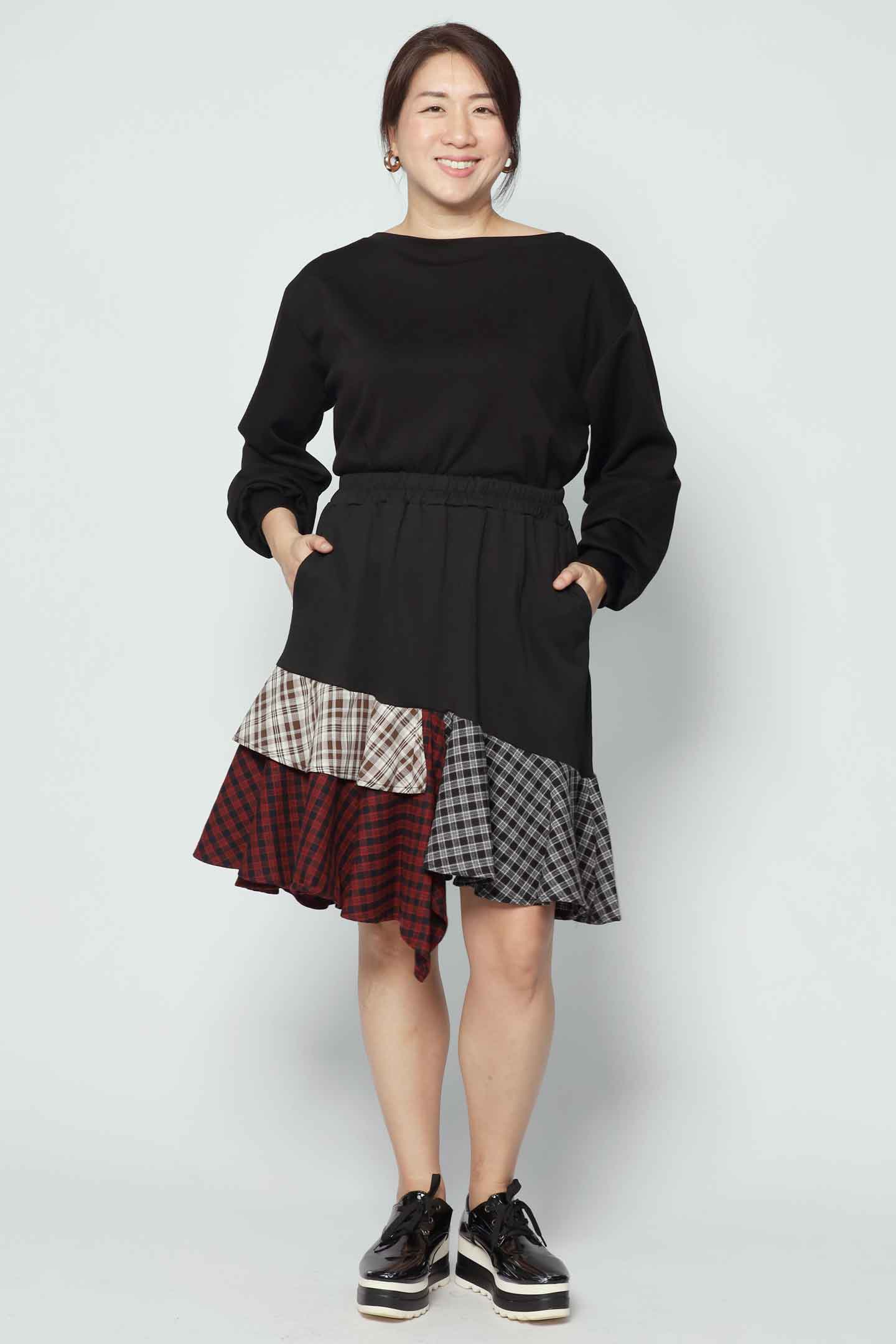 Aira Skirt in Checks