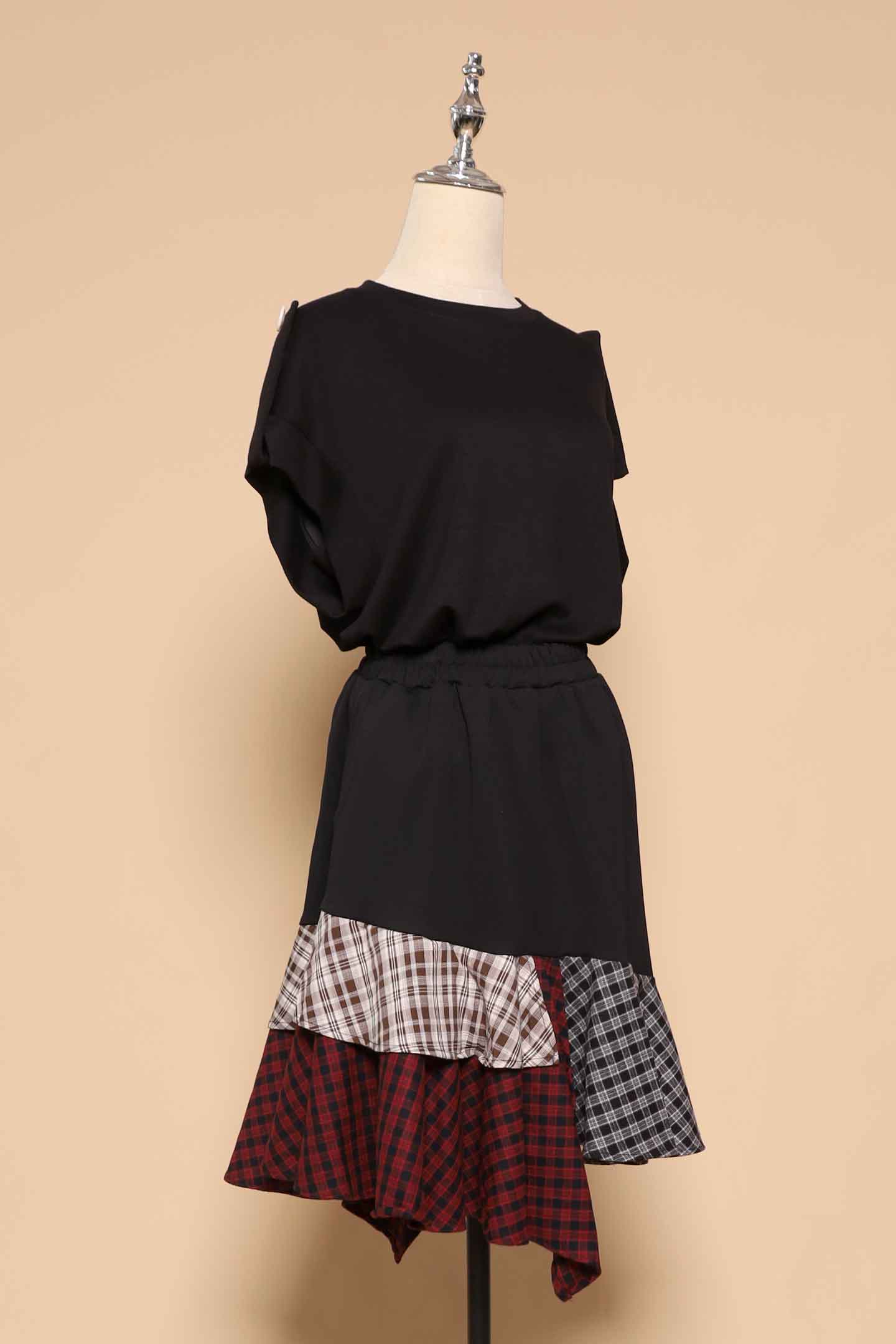 PO - Aira Skirt in Checks