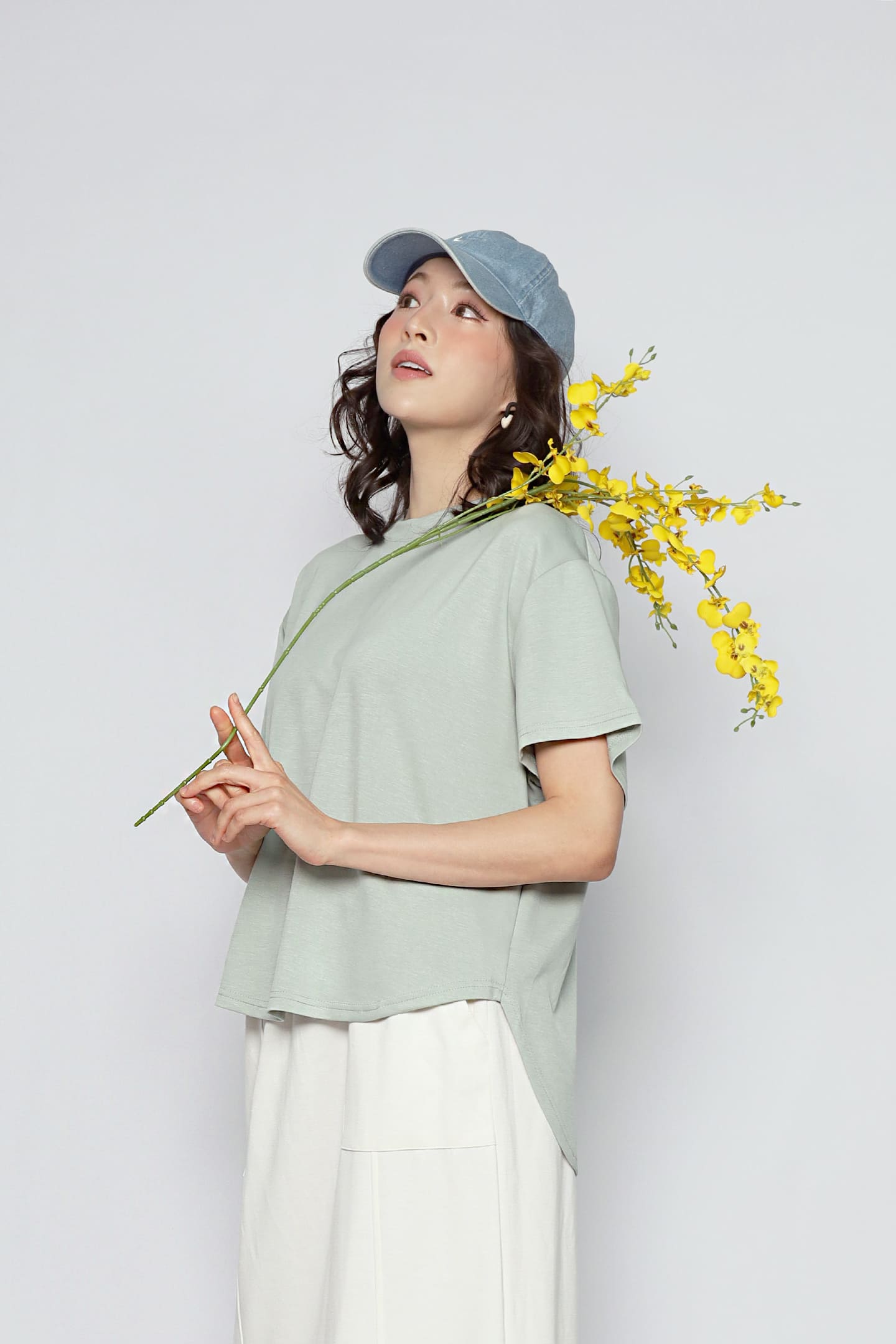 JOY - Airy Top in Green