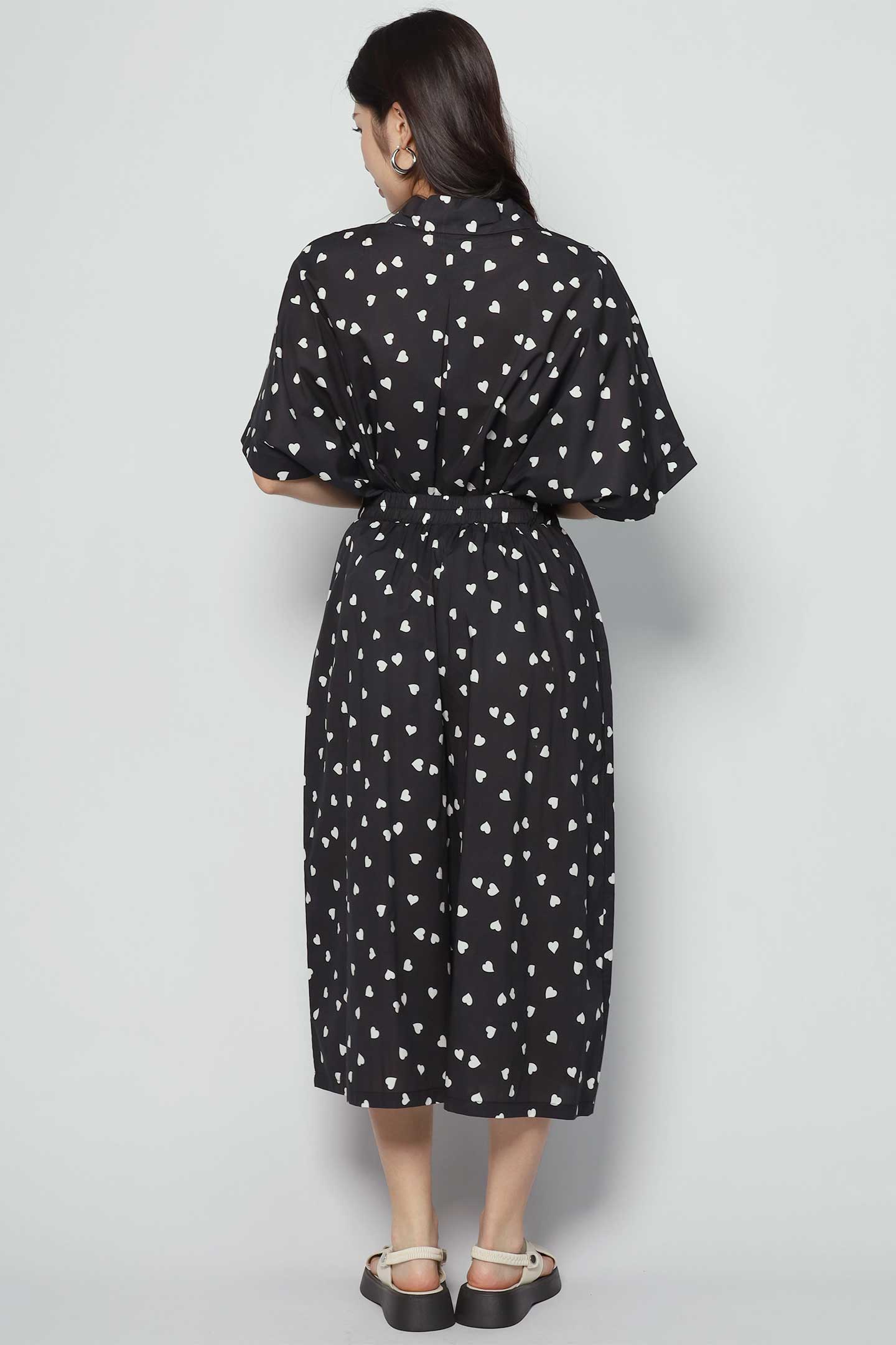 Aishiteru Hearts Printed Pants