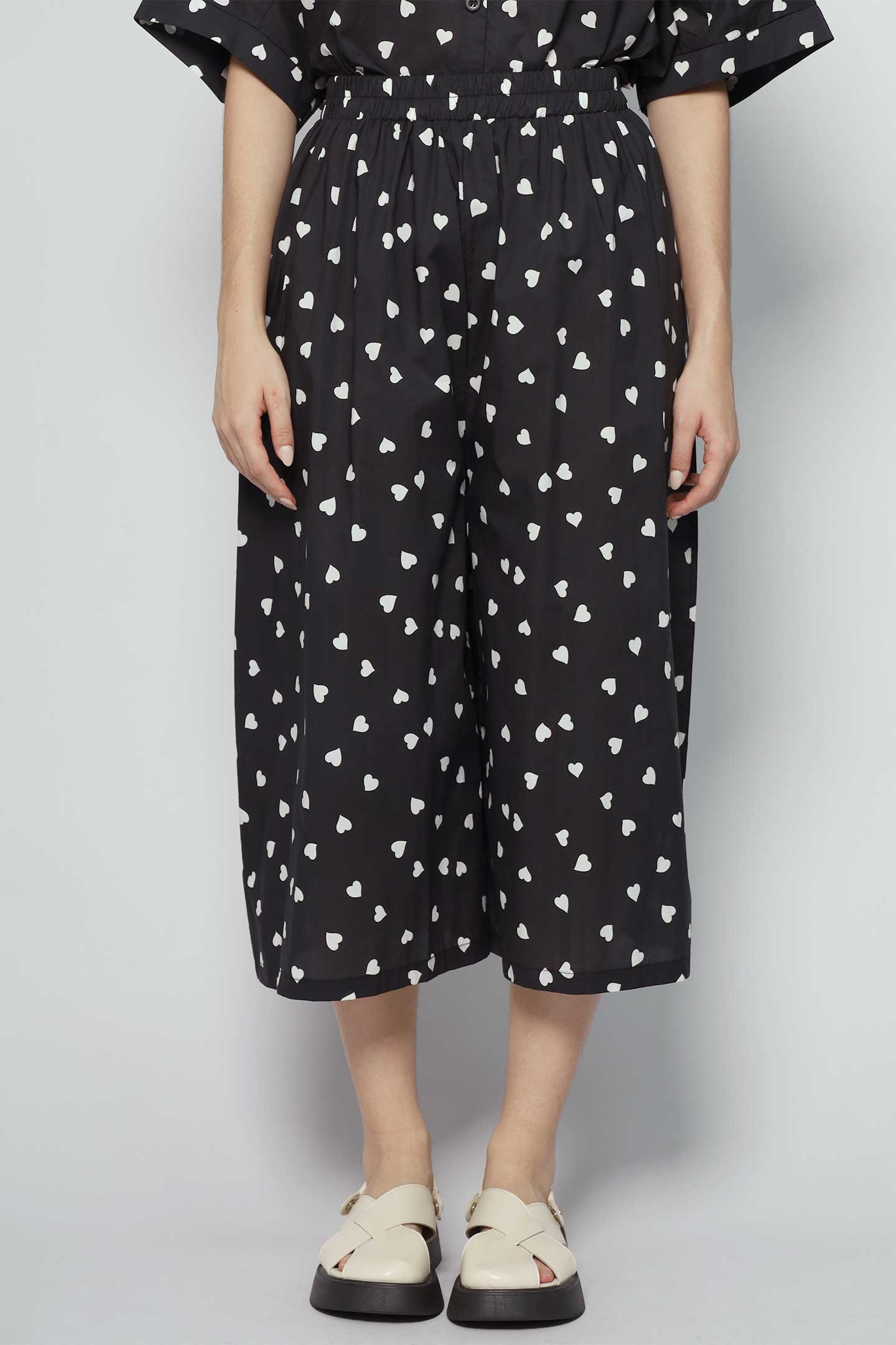Aishiteru Hearts Printed Pants