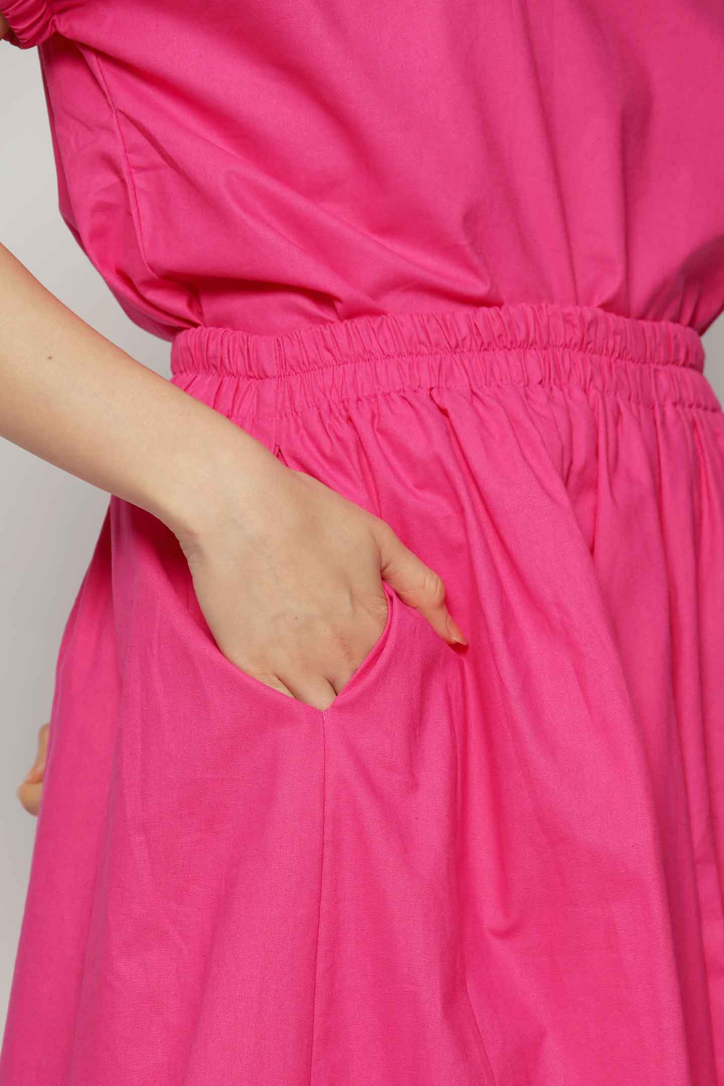 Akemi 2 in 1 Top and Culottes Set in Pink