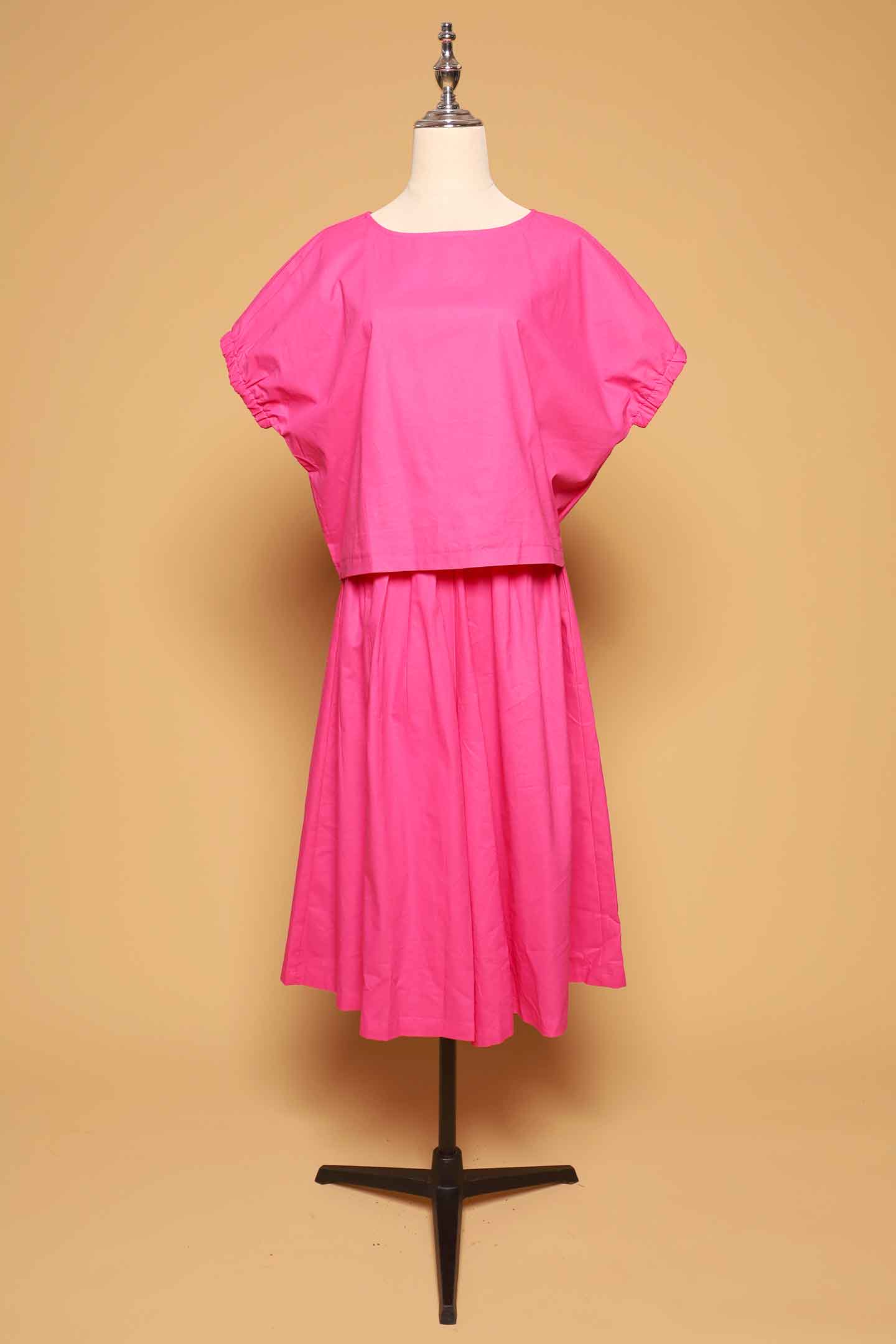 PO - Akemi 2 in 1 Top and Culottes Set in Pink