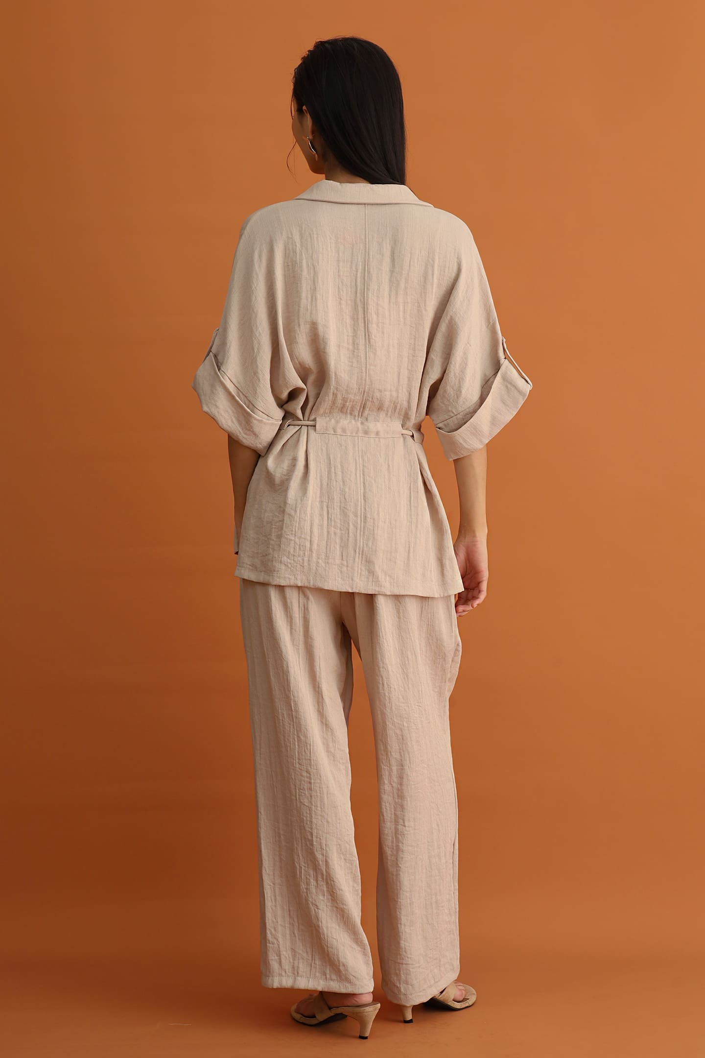 CHOSEN - Akira Pocket Shirt in Sand Beige