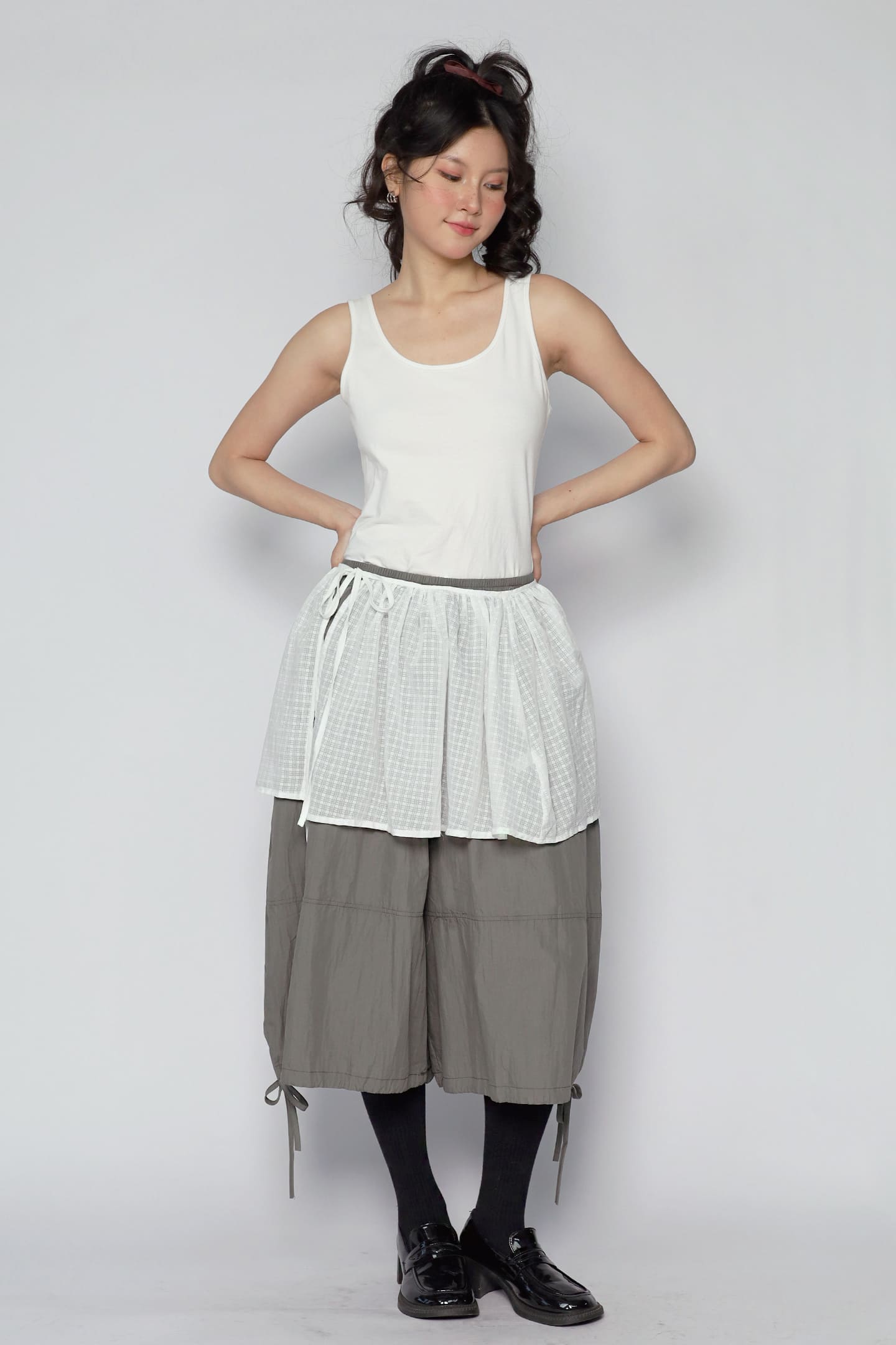 JOY- Alba Layer Wrap in White