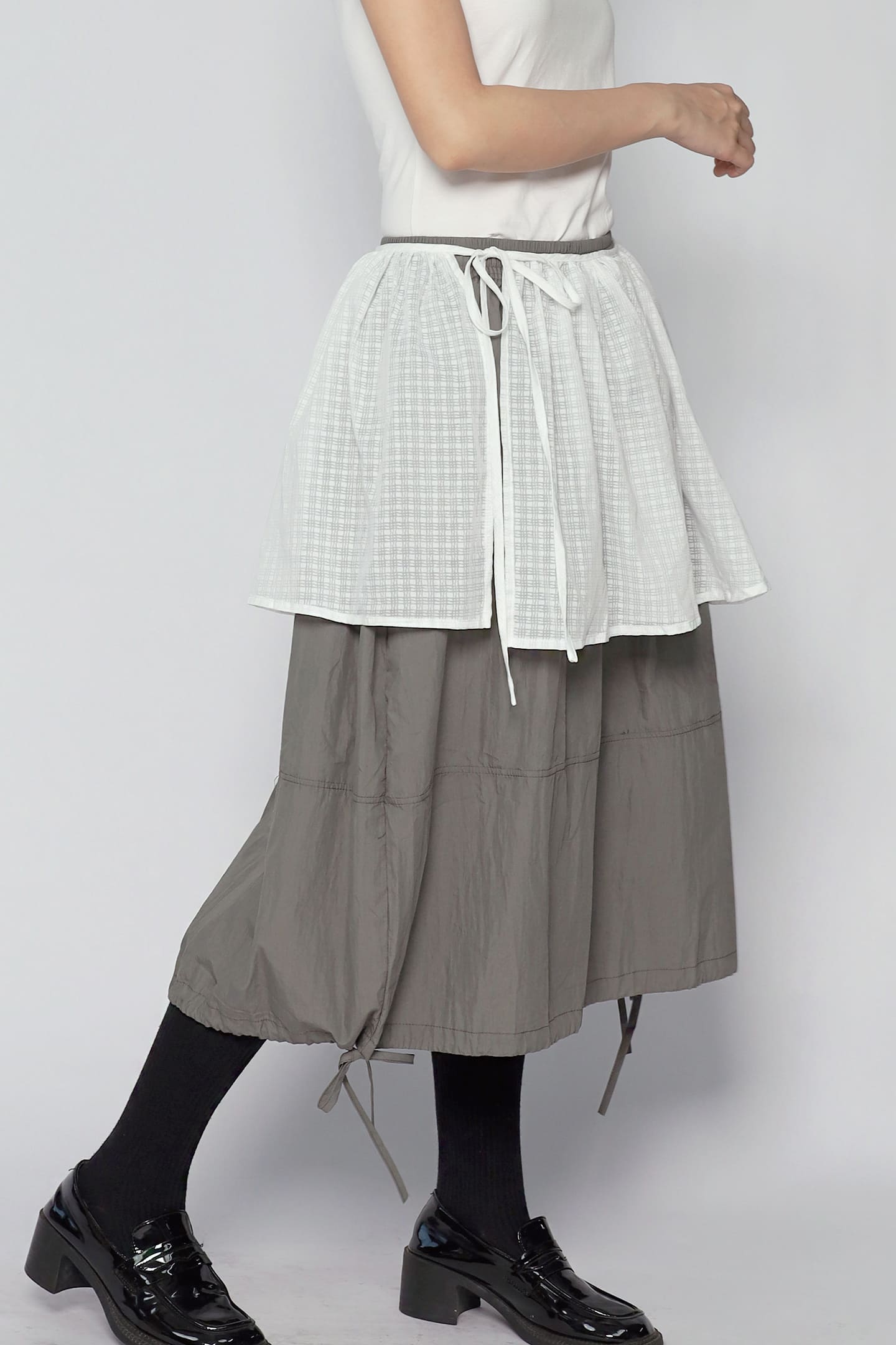 JOY- Alba Layer Wrap in White