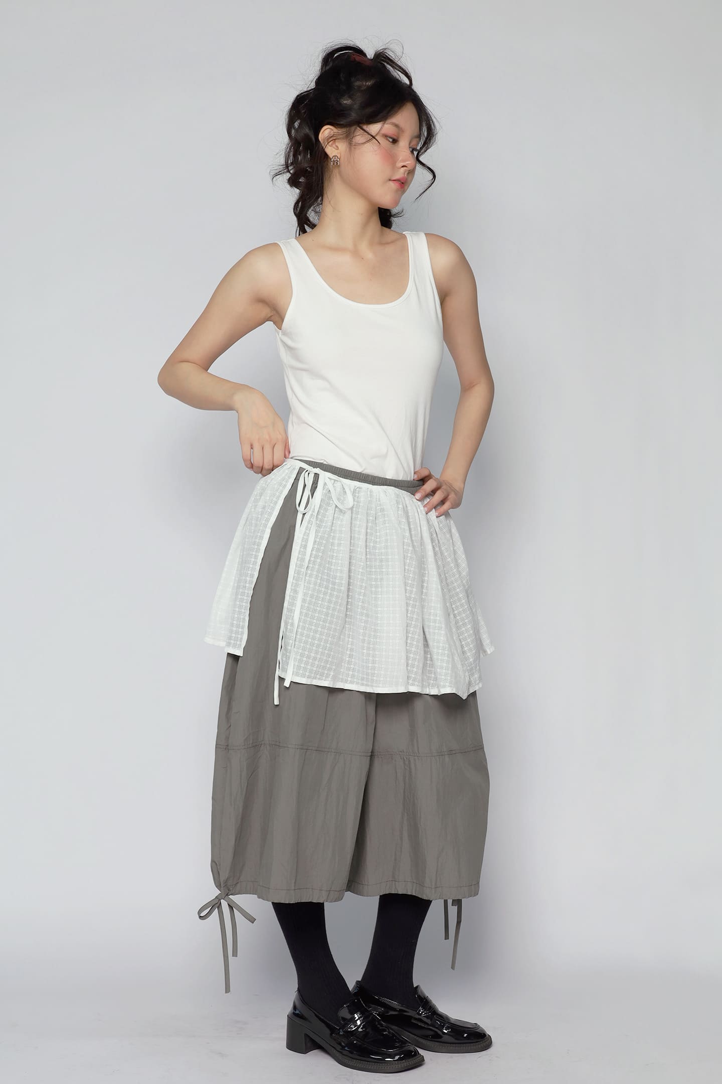 JOY- Alba Layer Wrap in White
