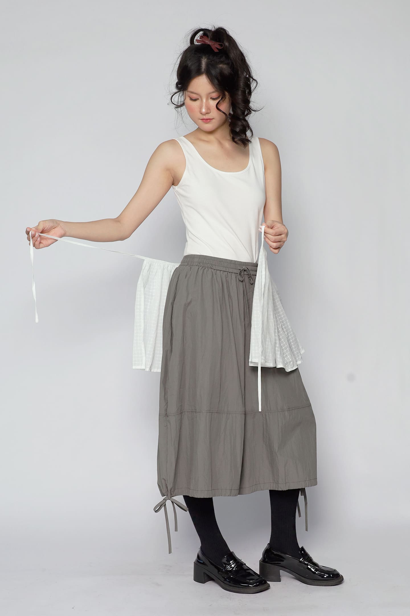 JOY- Alba Layer Wrap in White