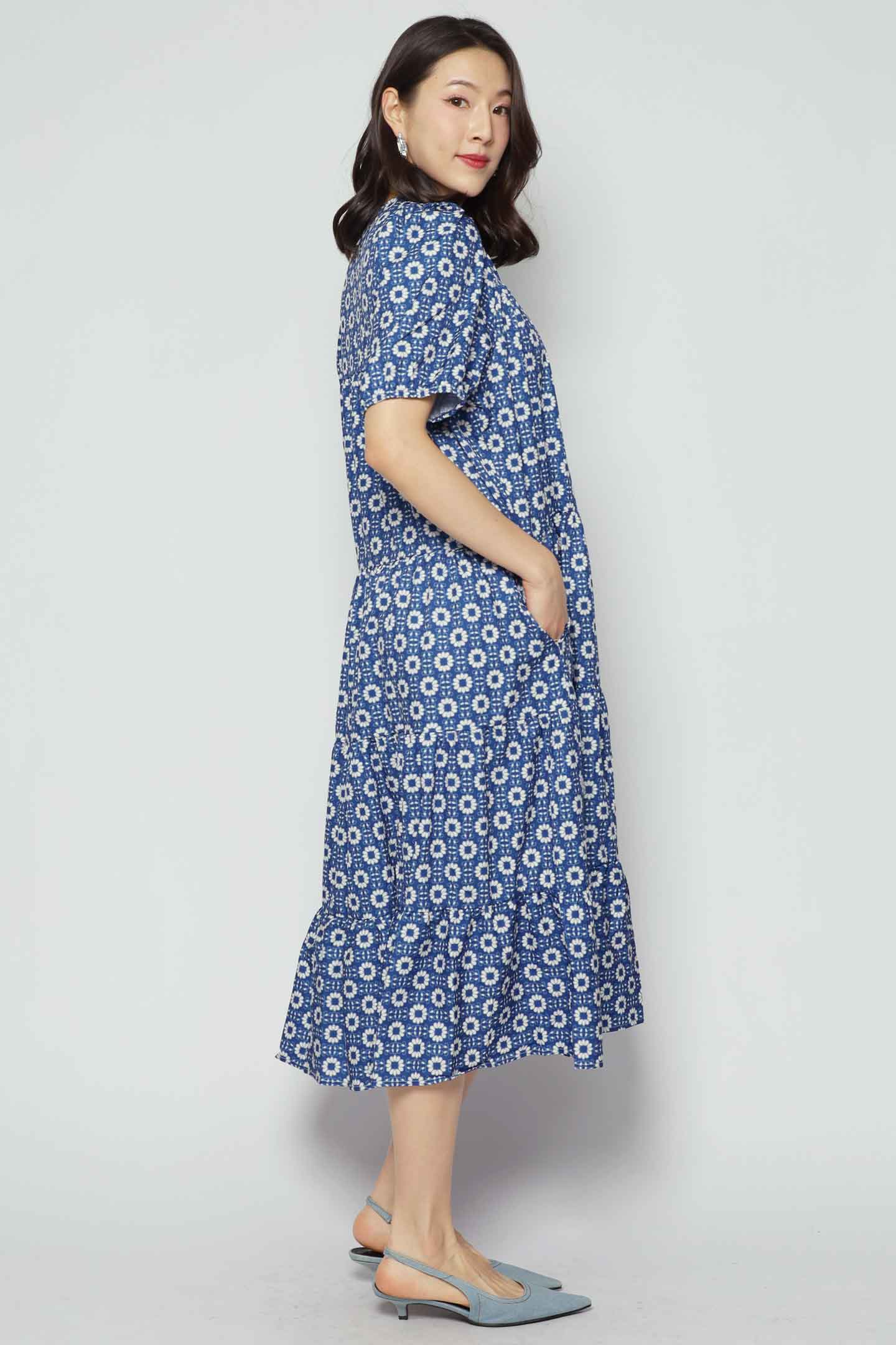 Alina Dress in Sunflower Paradise