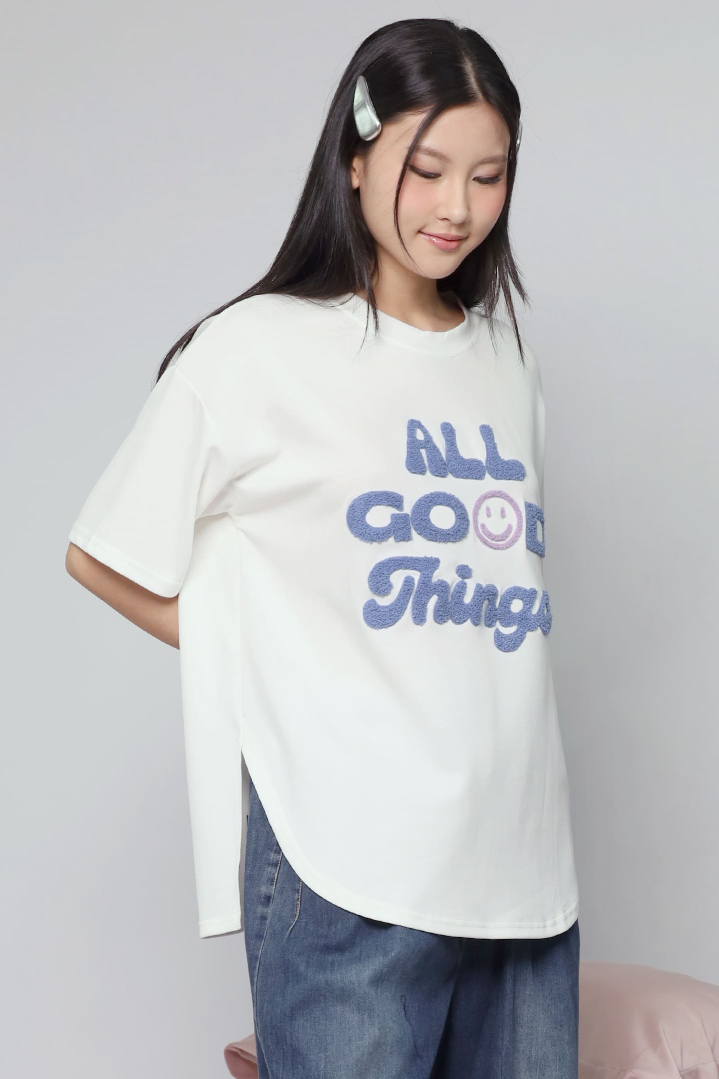 JOY - All Good Things Tee in White