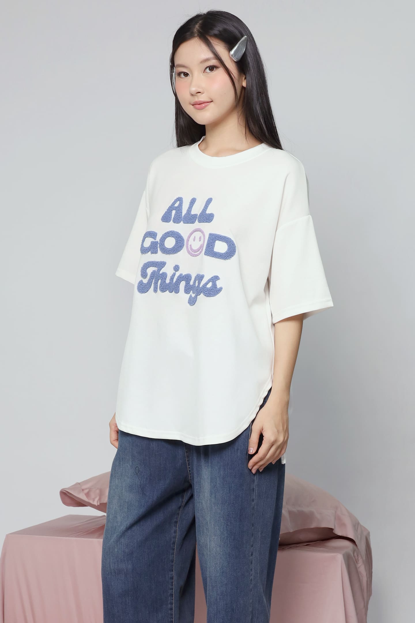 JOY - All Good Things Tee in White