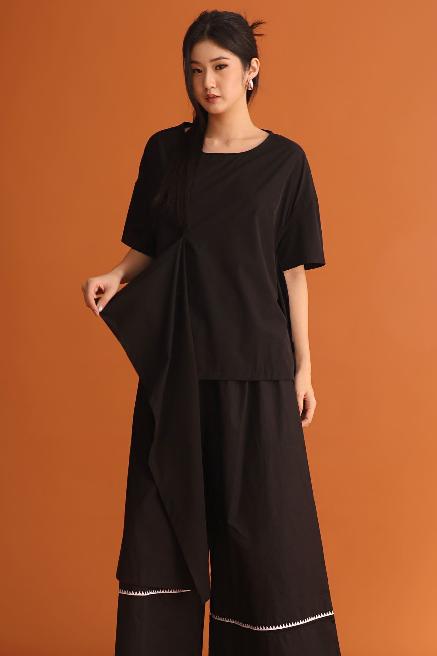 CHOSEN - All Star Side Drape Top