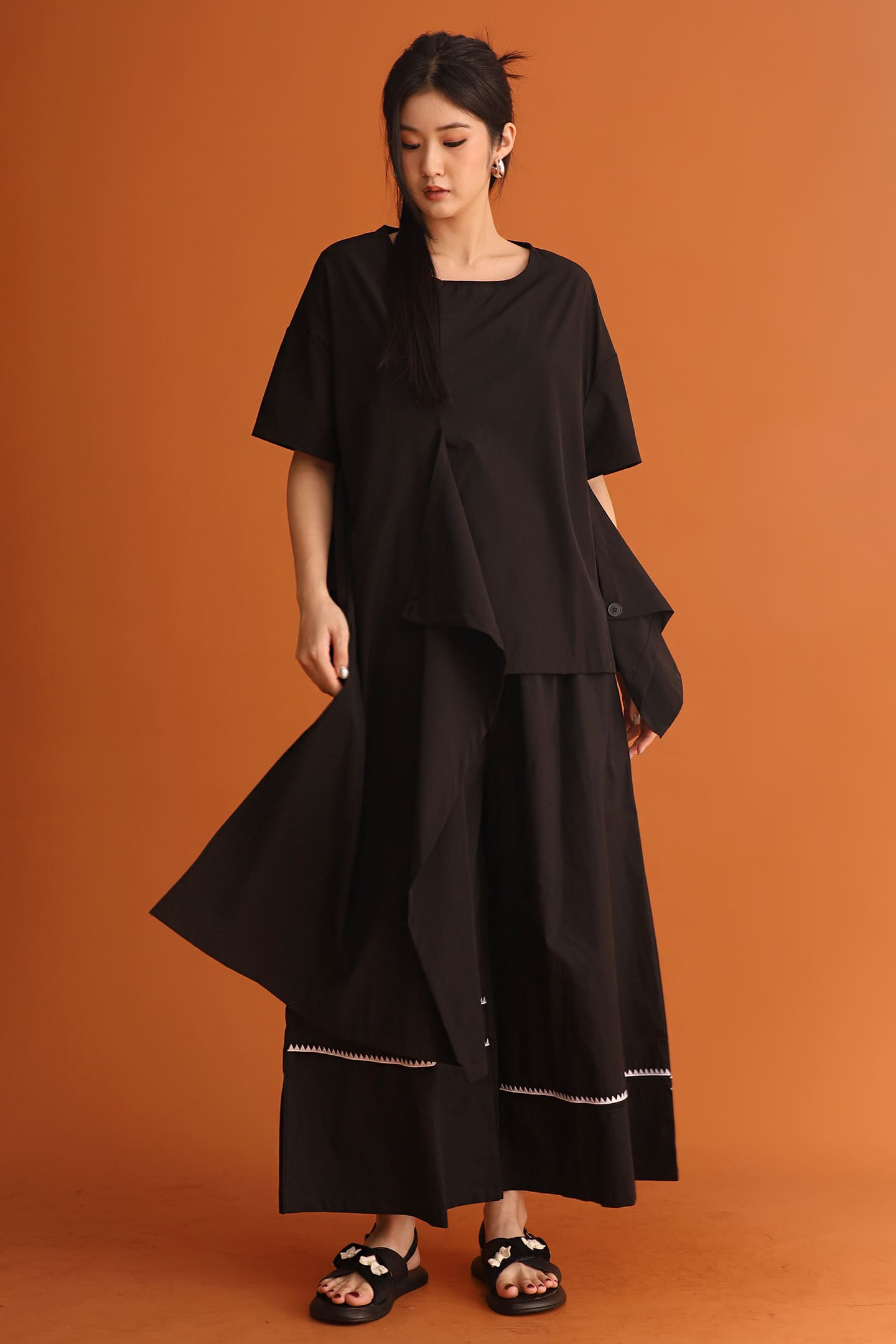 CHOSEN - All Star Side Drape Top
