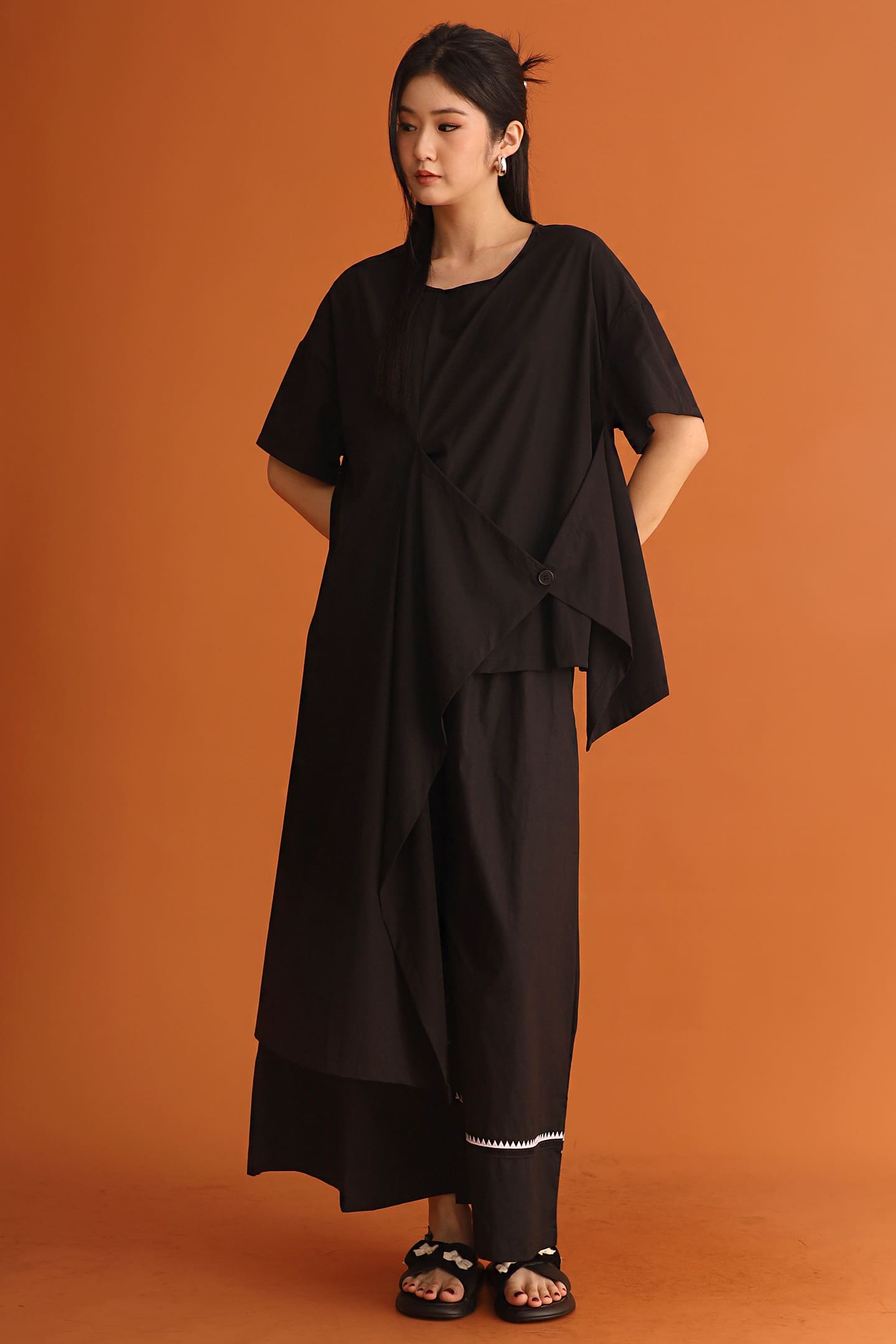 CHOSEN - All Star Side Drape Top