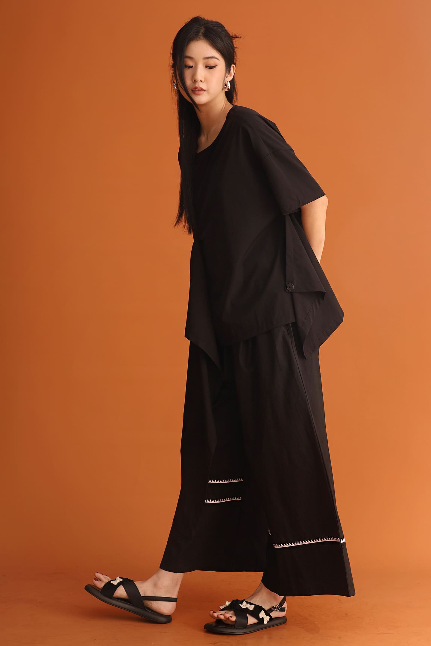 CHOSEN - All Star Side Drape Top