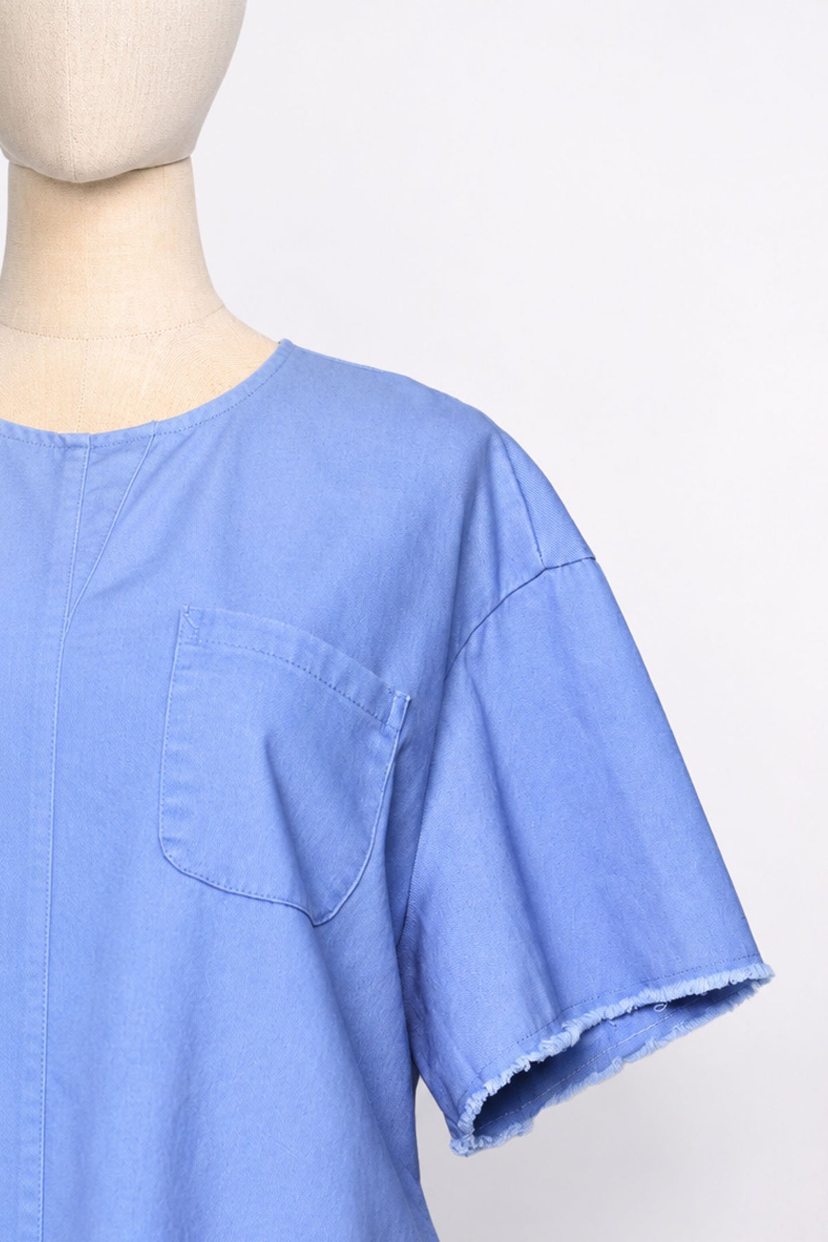 PO - Amari Denim Top in Blue