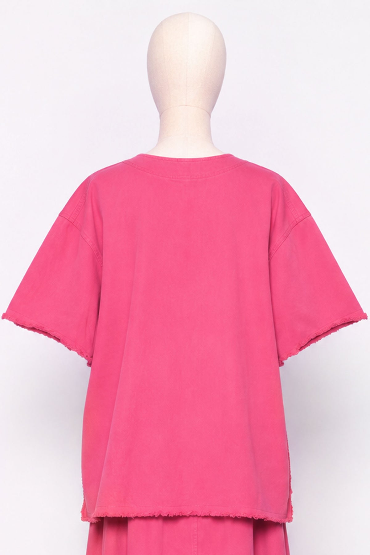 PO - Amari Denim Top in Pink