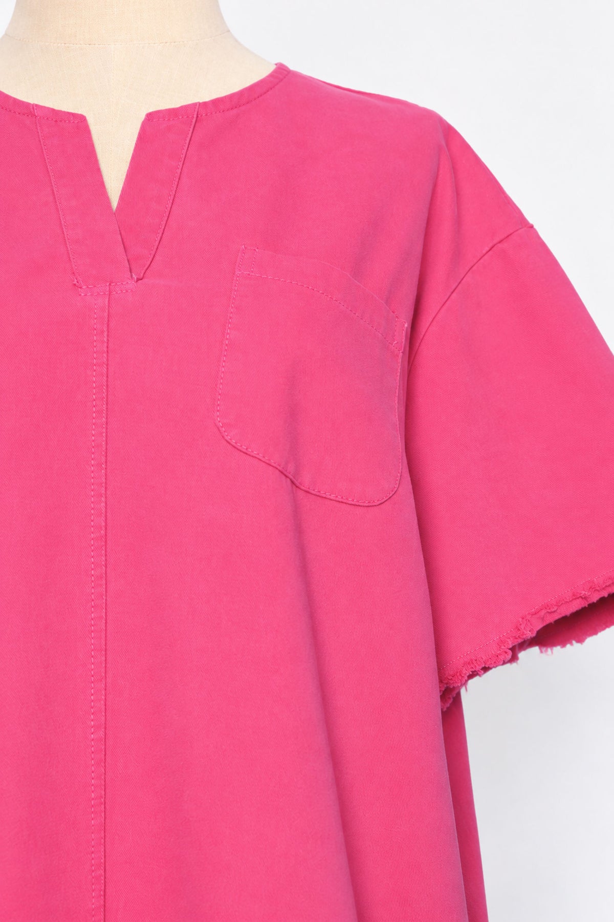 PO - Amari Denim Top in Pink