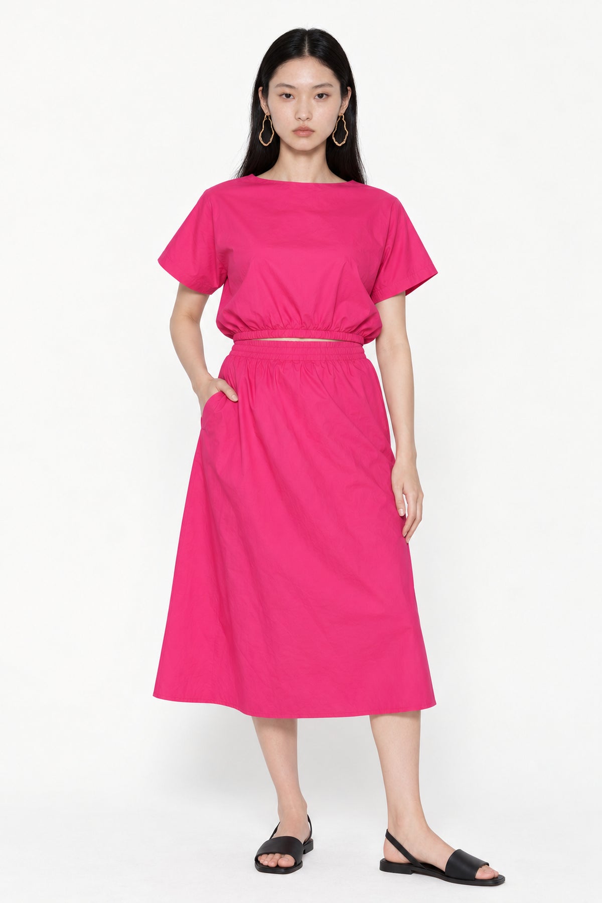 Angel 2 in 1 Skirt Set in Bloom Pink