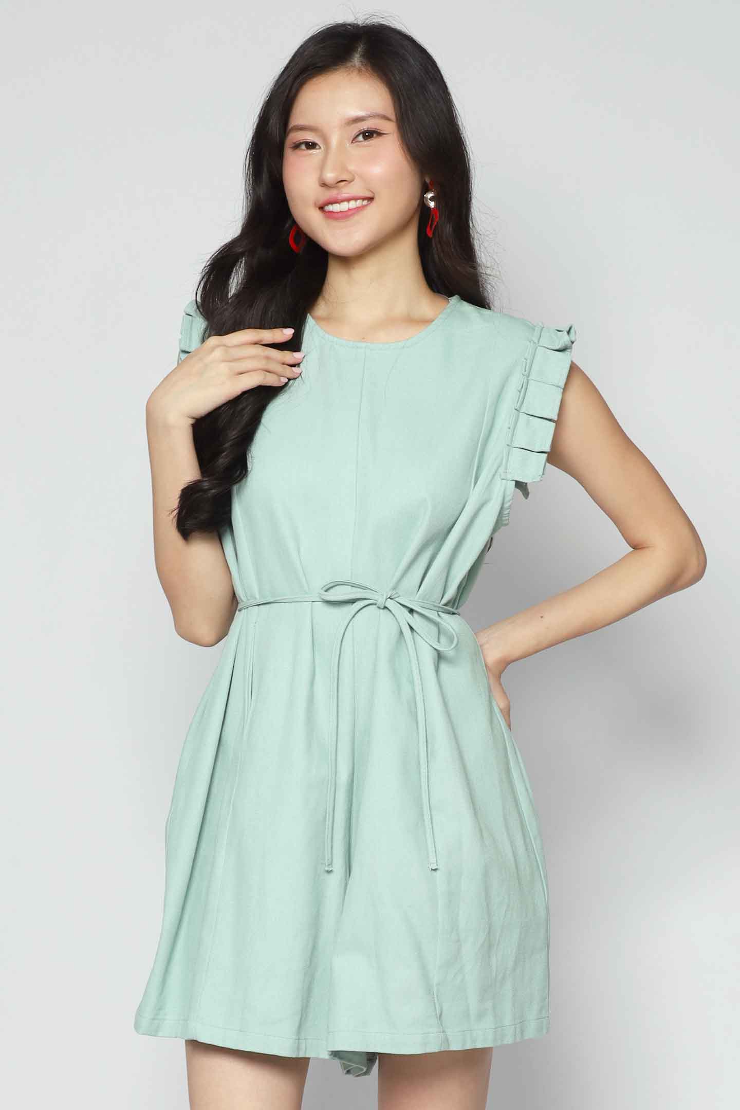 Aniya Playsuit in Mint