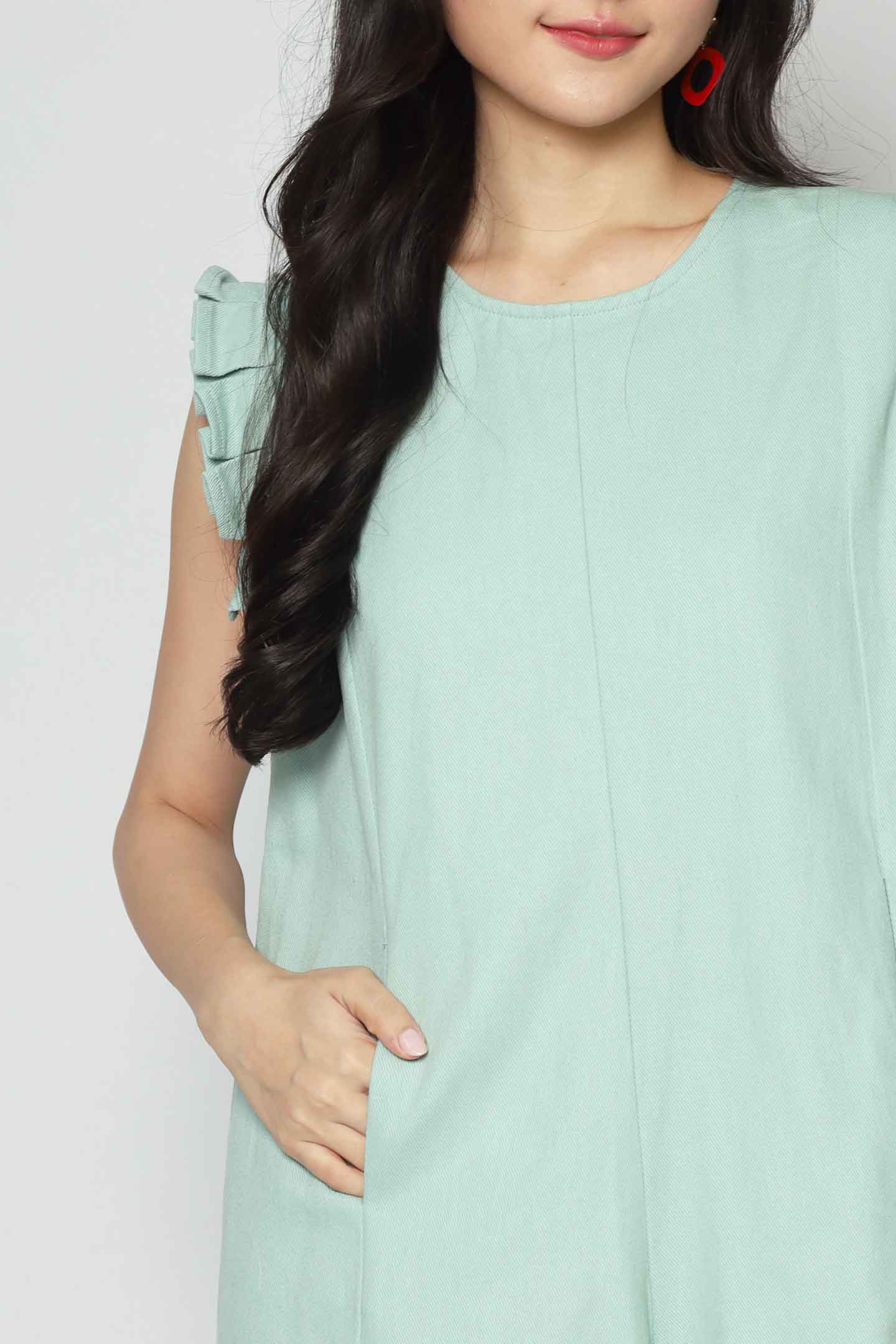 Aniya Playsuit in Mint