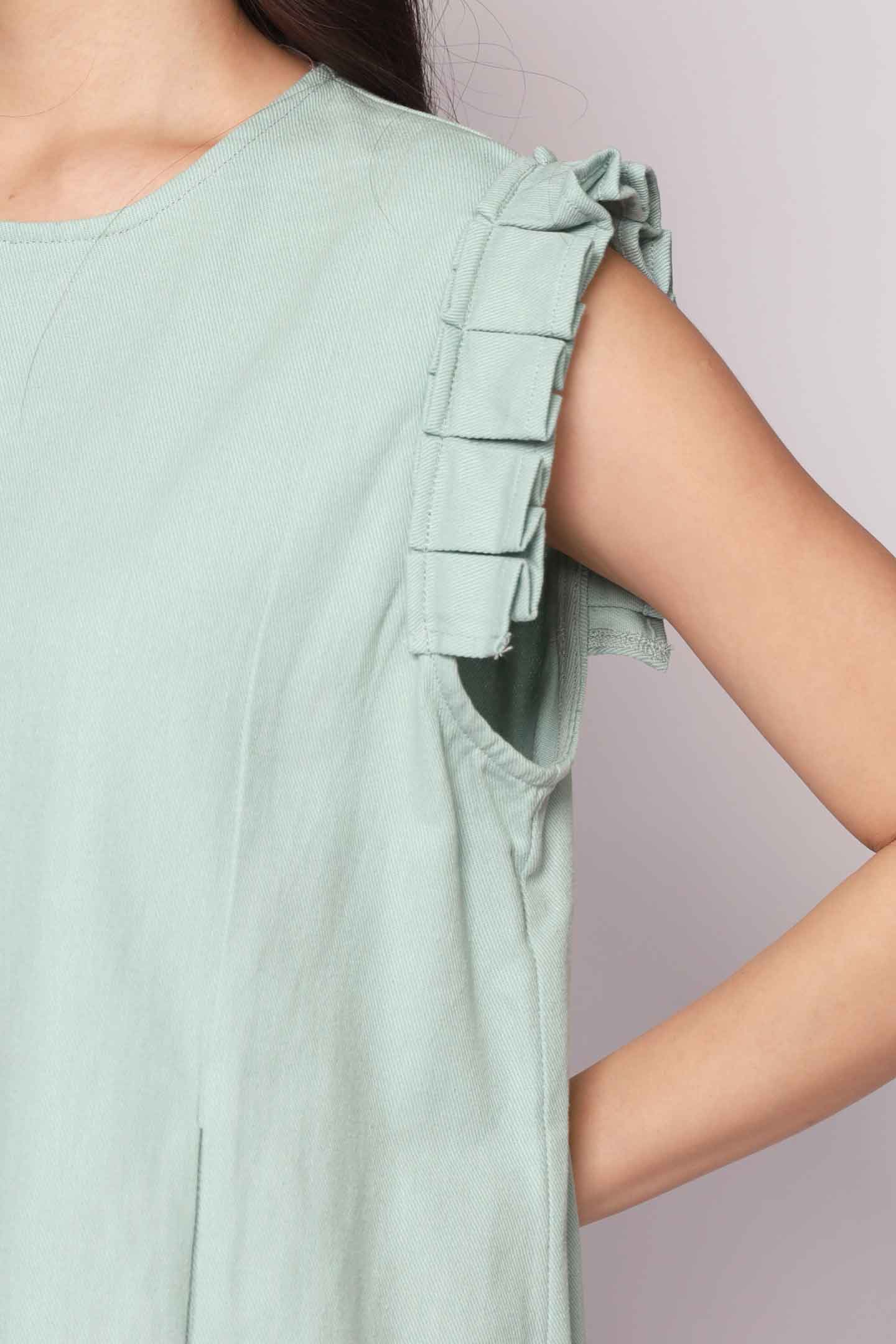 Aniya Playsuit in Mint