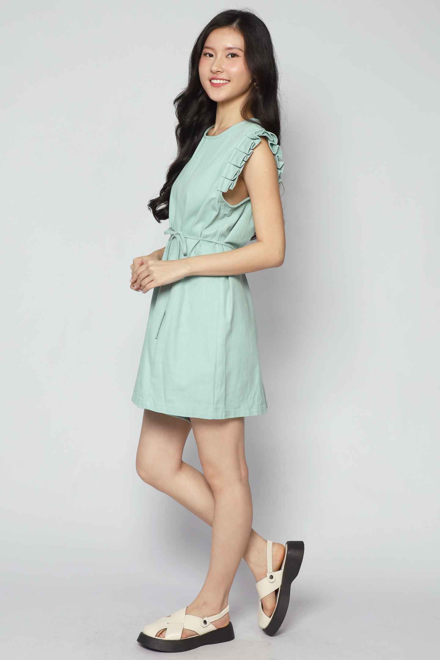 Aniya Playsuit in Mint