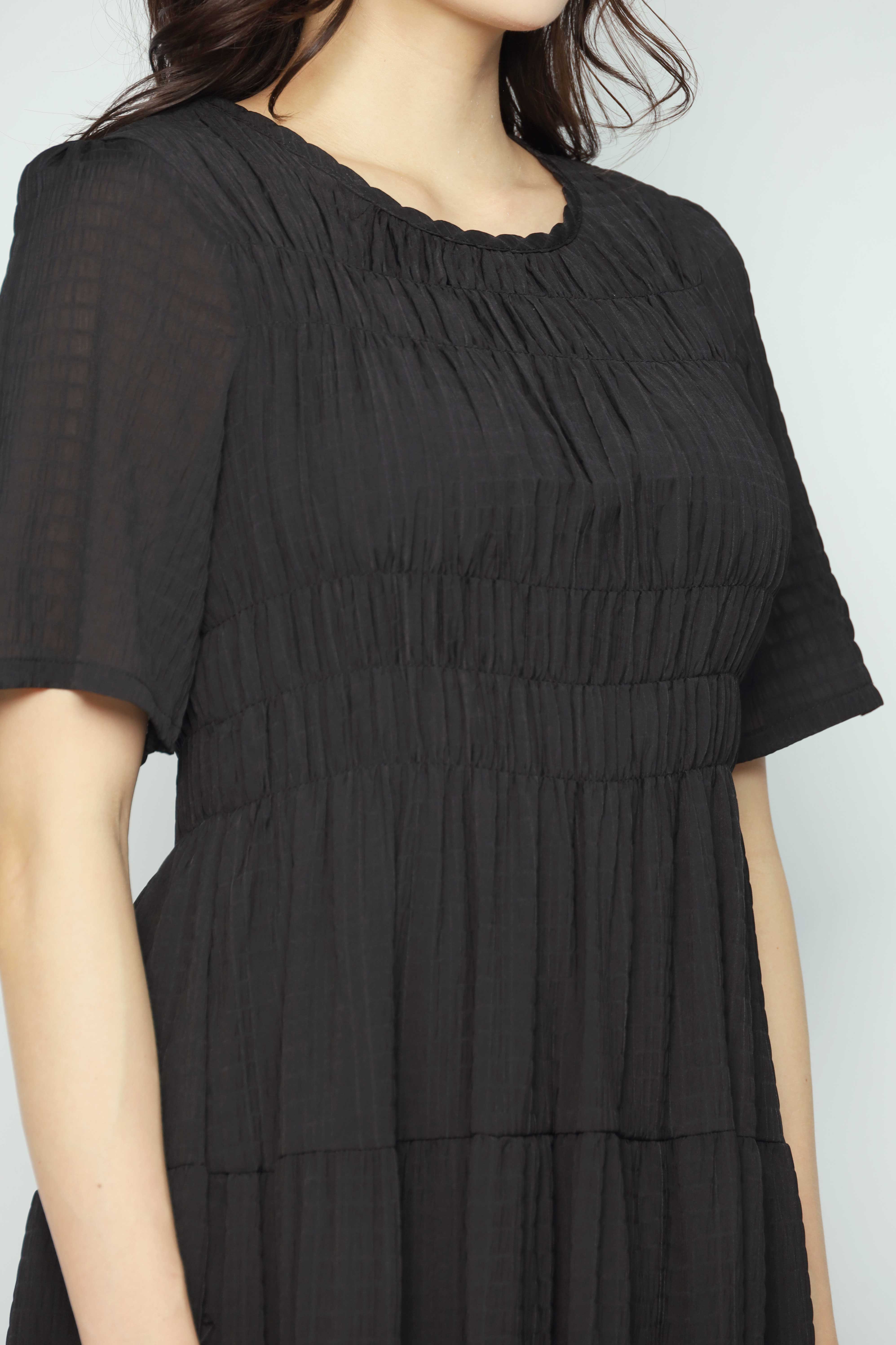Backorders Astha Dress in Black