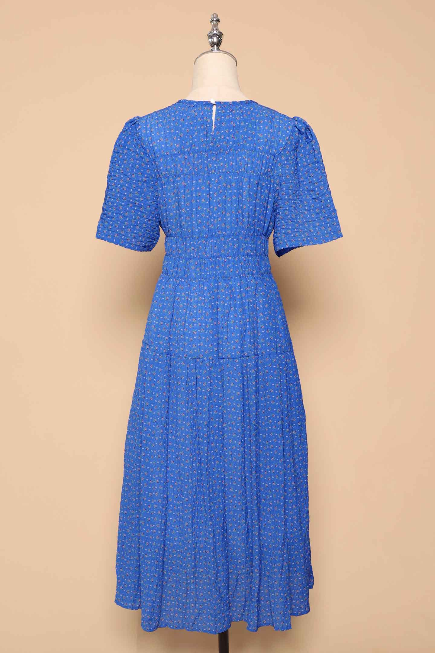 PO - Astha Dress in Blue Ditsy