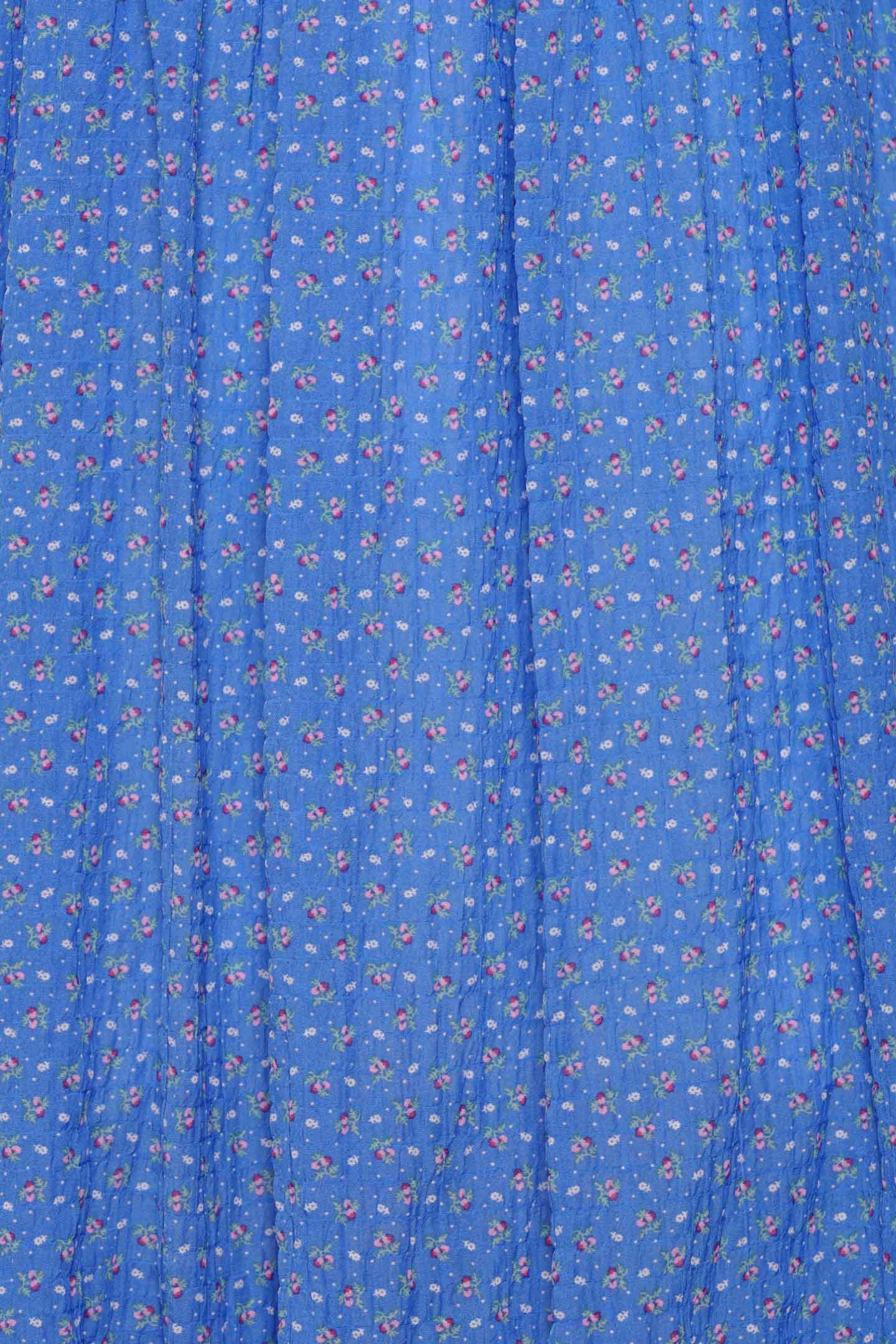 PO - Astha Dress in Blue Ditsy