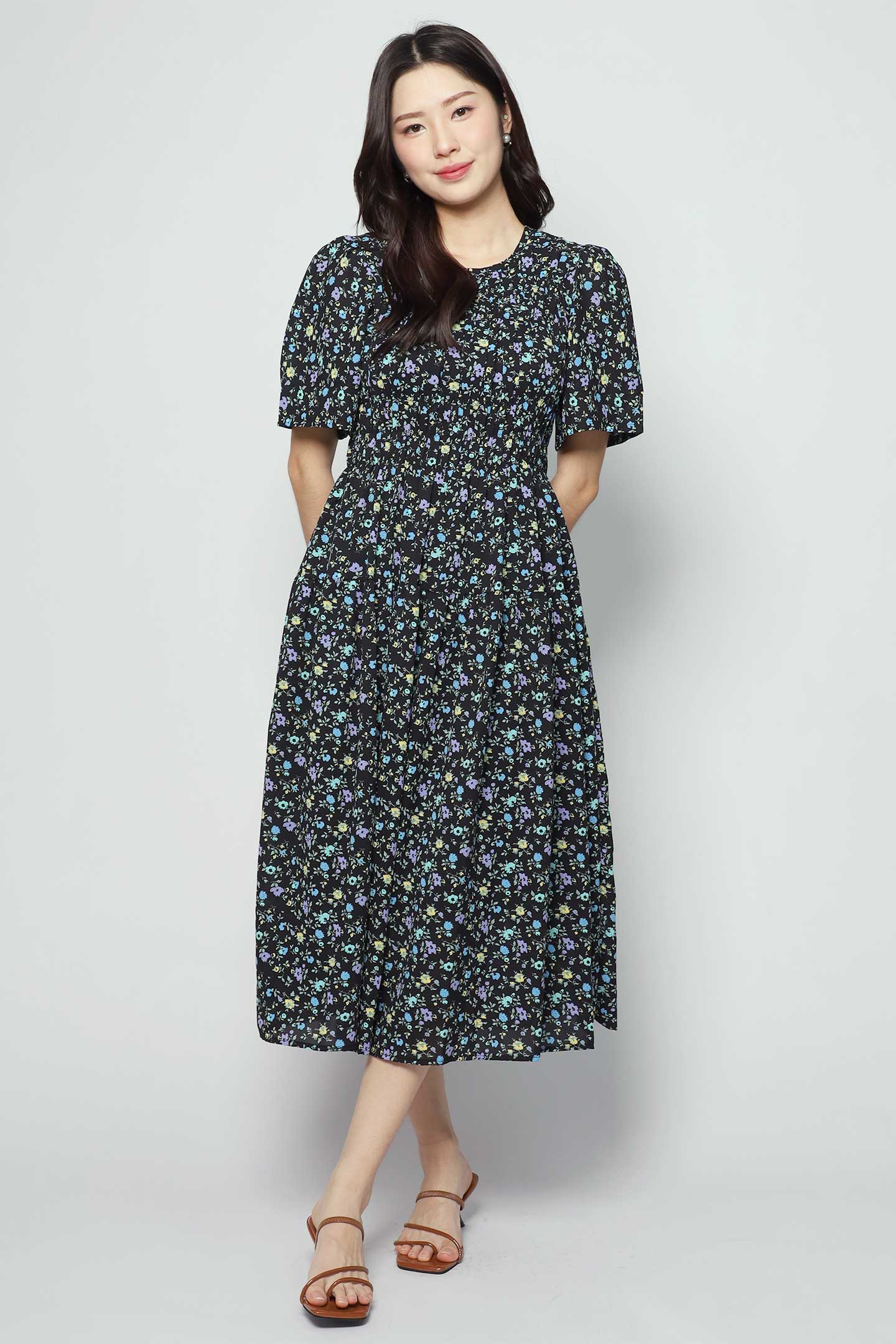 Astha Dress in Dainty Flower