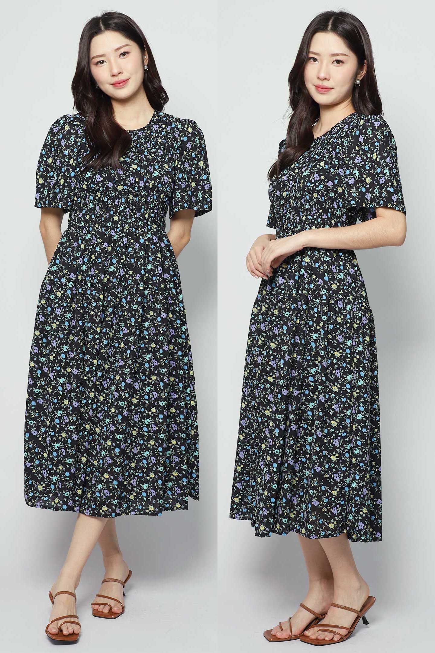Astha Dress in Dainty Flower