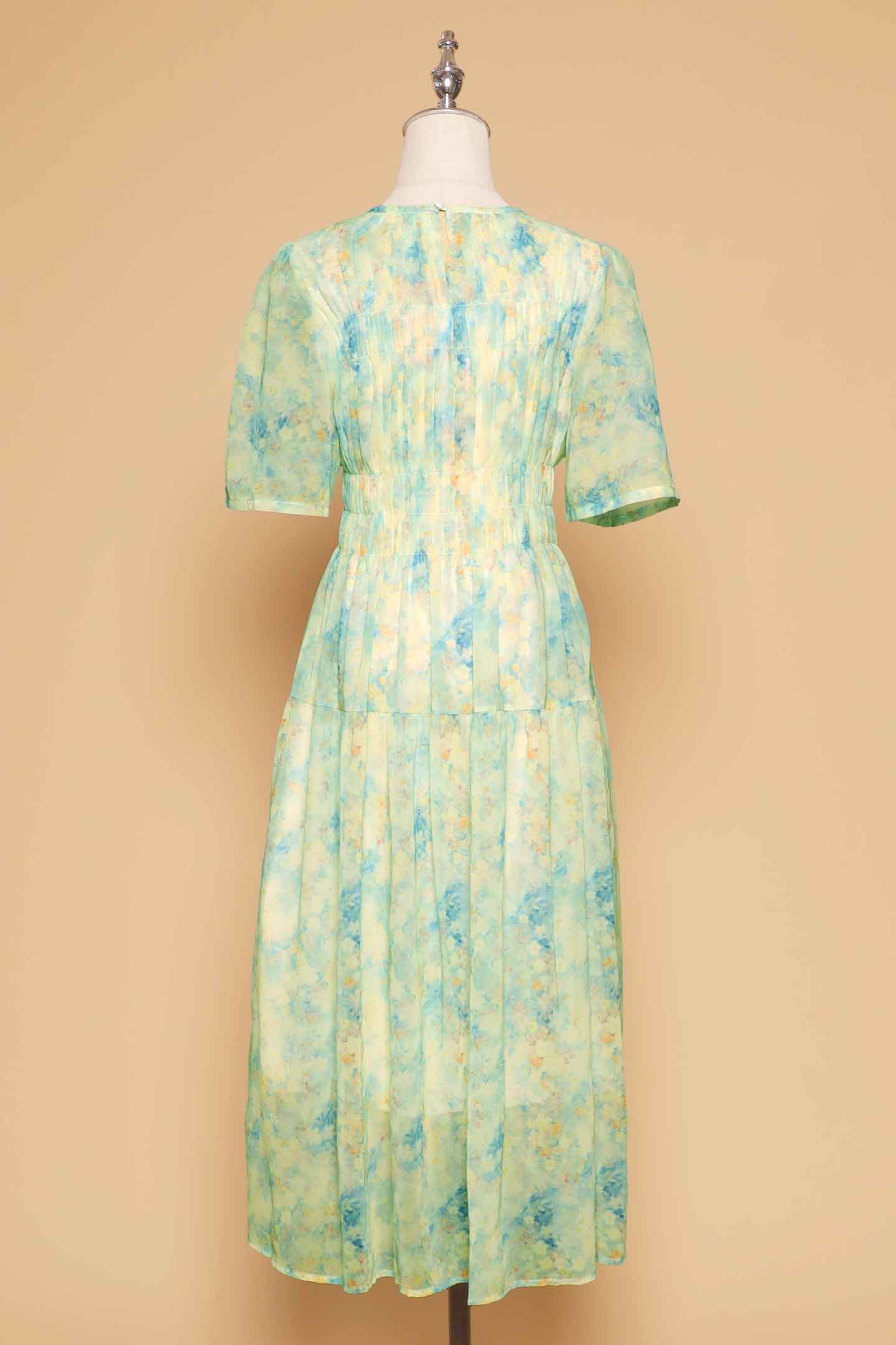 PO - Astha Dress in Green Bloom Affair
